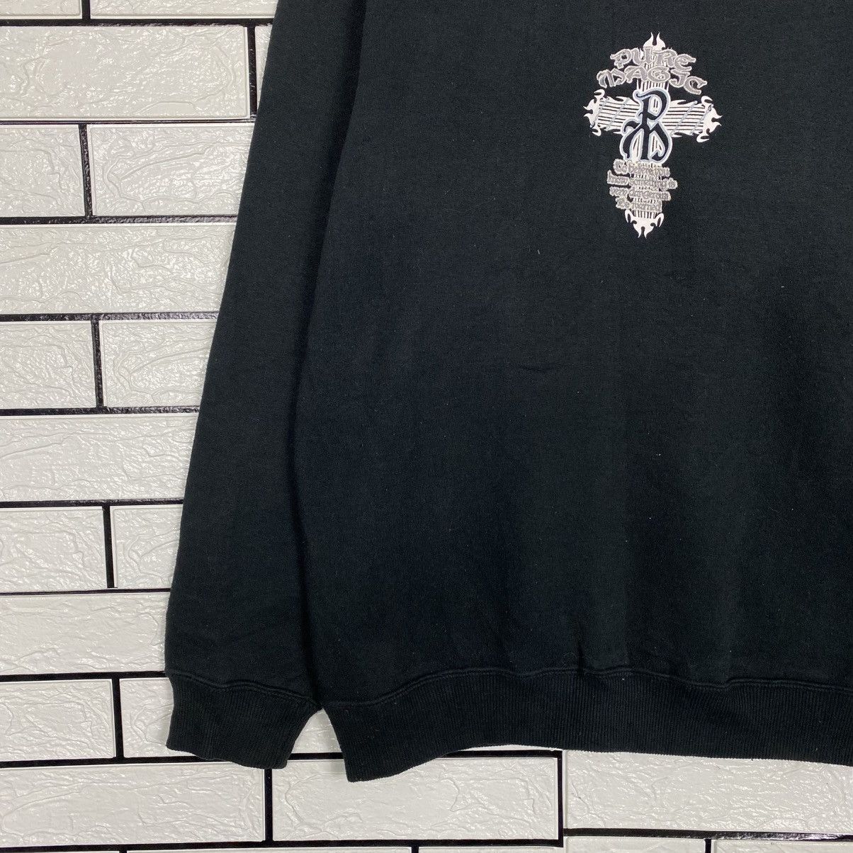 Japanese Brand 📌Vintage Sweatshirt Greetwood Big Logo Cross Design Size US L / EU 52-54 / 3 - 5 Thumbnail