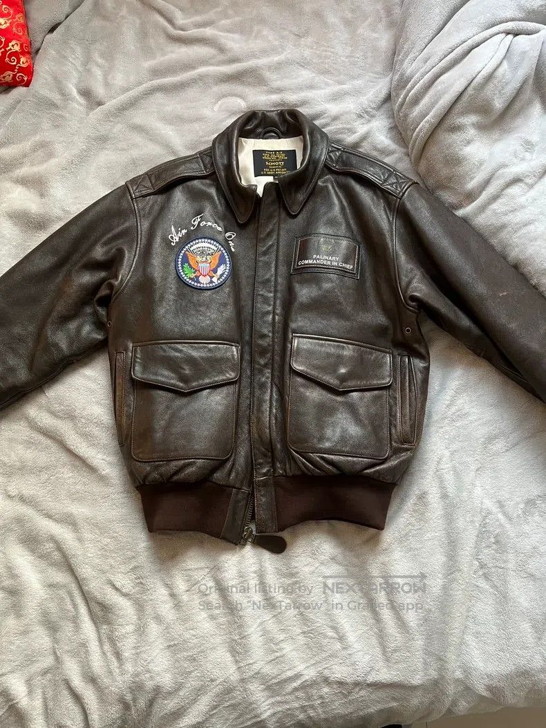 Schott Schott A2 bomber jacket Size US M / EU 48-50 / 2 - 1 Thumbnail