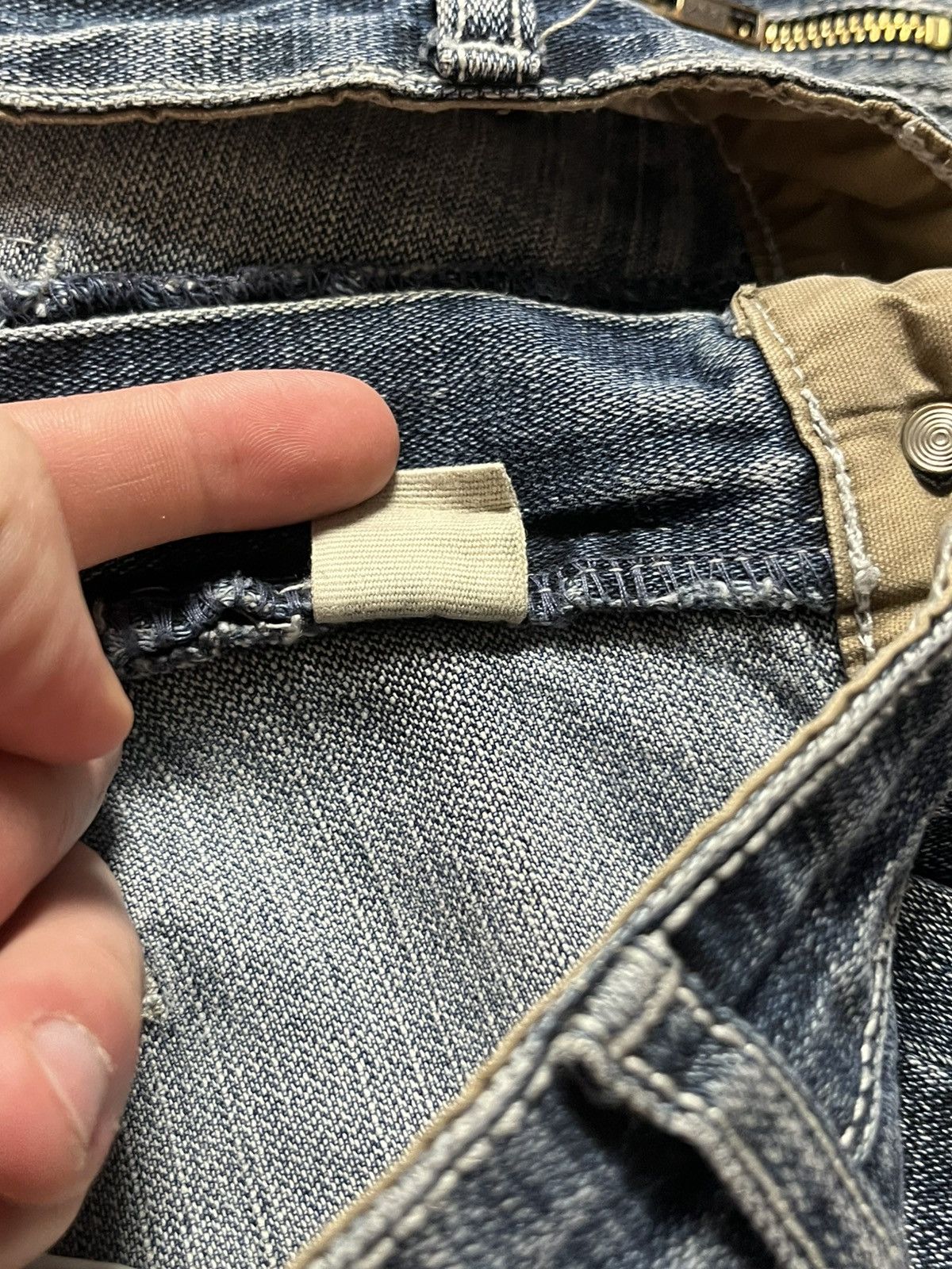 Kapital Tough Jeansmith Japenese streetwear jeans vintage 2000’s Size US 31 - 15 Thumbnail