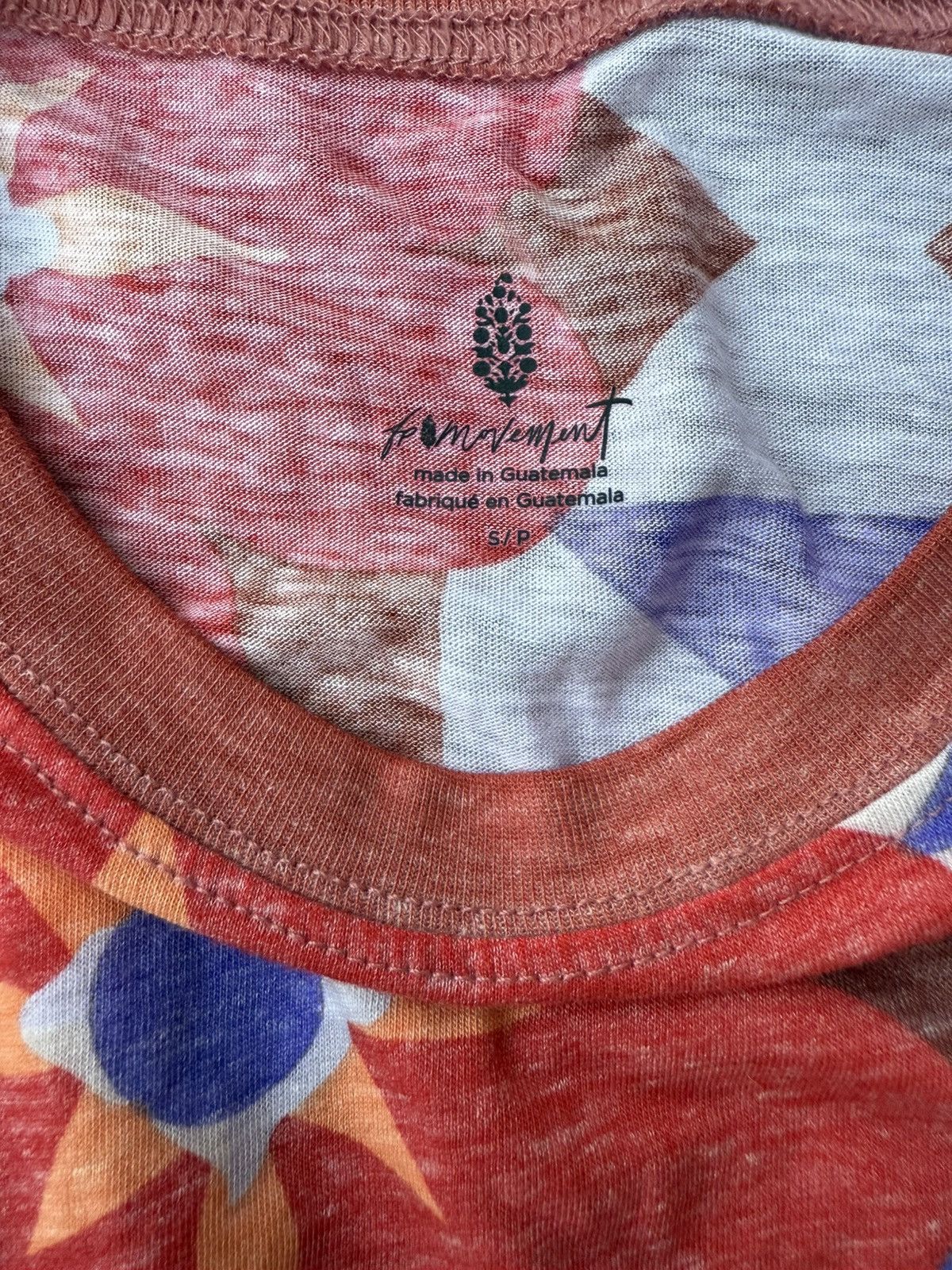 Free People Free People Movement Keep Rolling Printed Floral Shirt Top Size S / US 4 / IT 40 - 5 Thumbnail