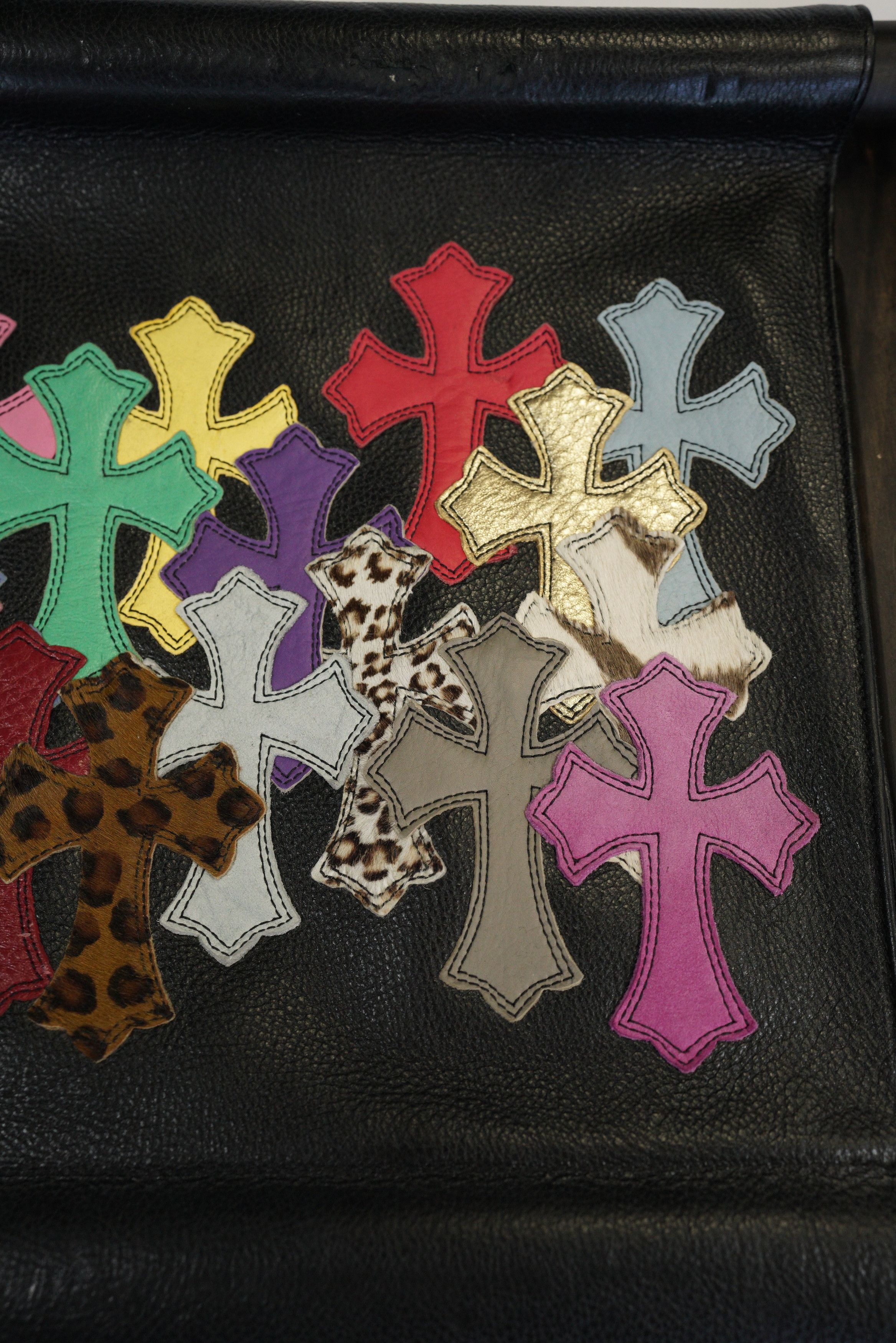 Chrome Hearts Chrome Hearts Cemetery Cross Patch Leather Magazine Holder Size ONE SIZE - 16 Thumbnail