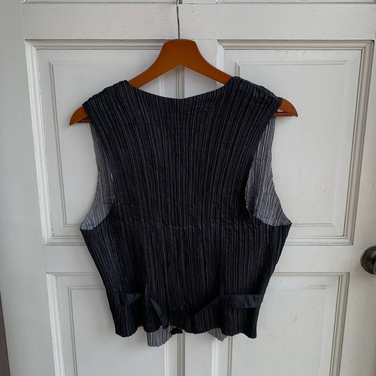 Issey Miyake Vintage ISSEY MIYAKE PLEATS PLEASE Vest Size 36R - 2 Thumbnail