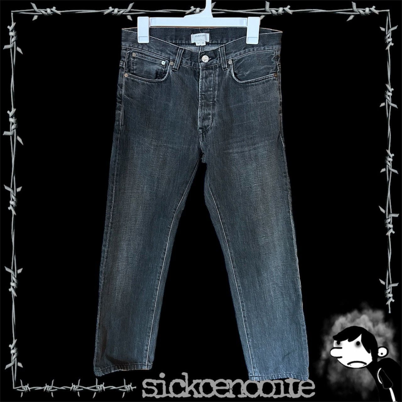 Helmut Lang × Rick Owens helmut lang classic grey denim Size US 30 / EU 46 - 1 Thumbnail