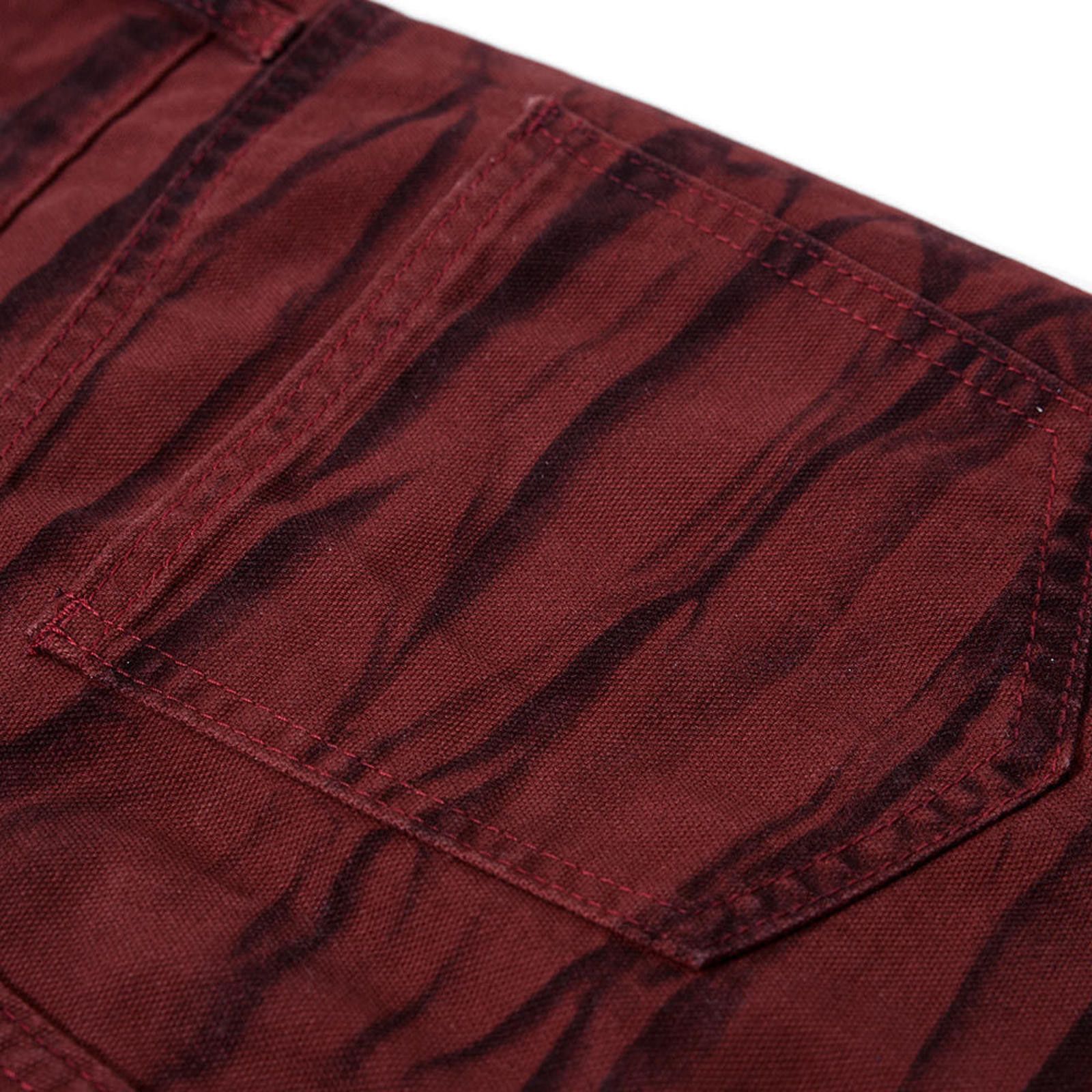 Japanese Brand Red Flared Tiger Print Stacked Flared Pants Size US 32 / EU 48 - 3 Thumbnail