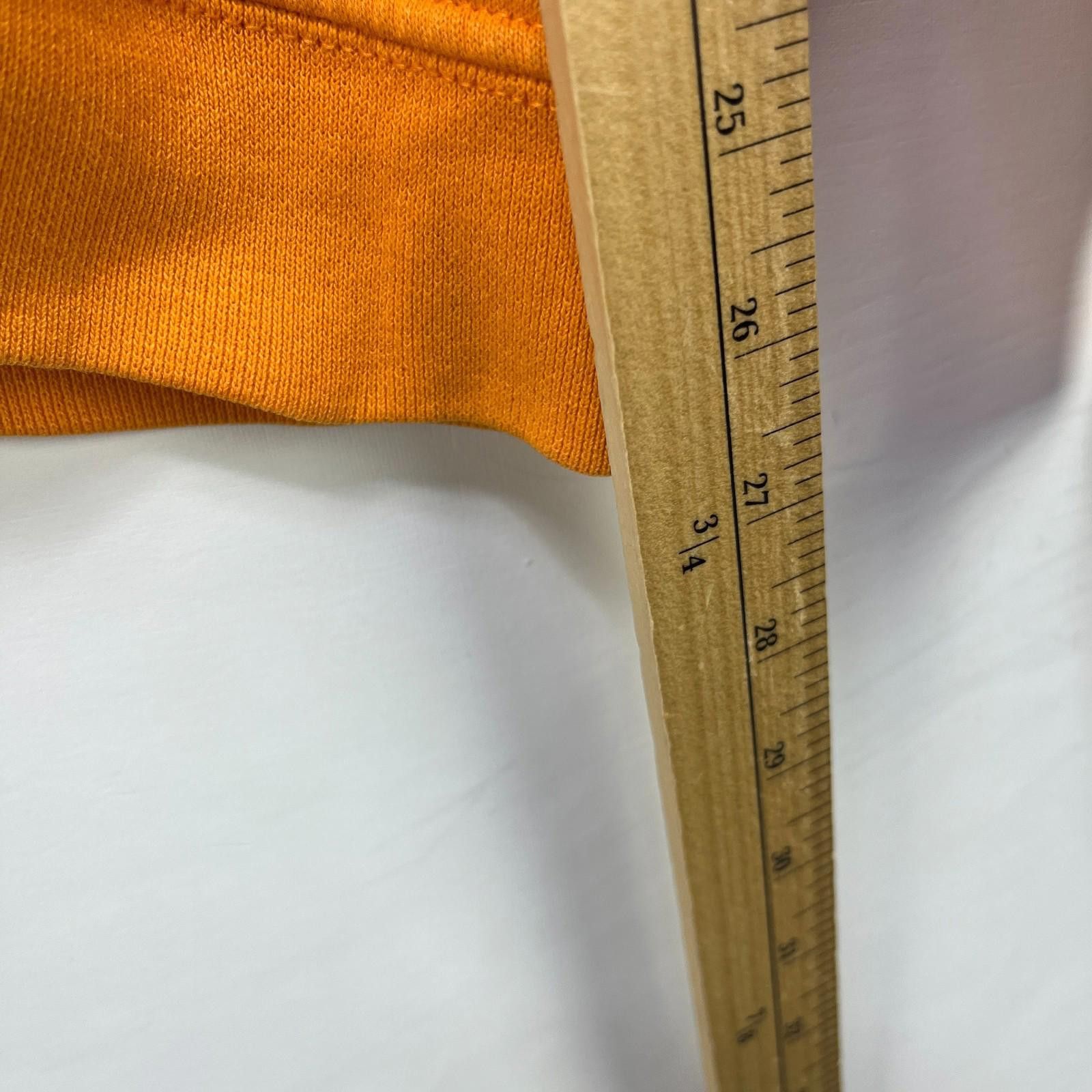 Russell Athletic Vintage Russell Athletic Blank Orange Hoodie XL Y2K Size US XL / EU 56 / 4 - 7 Thumbnail