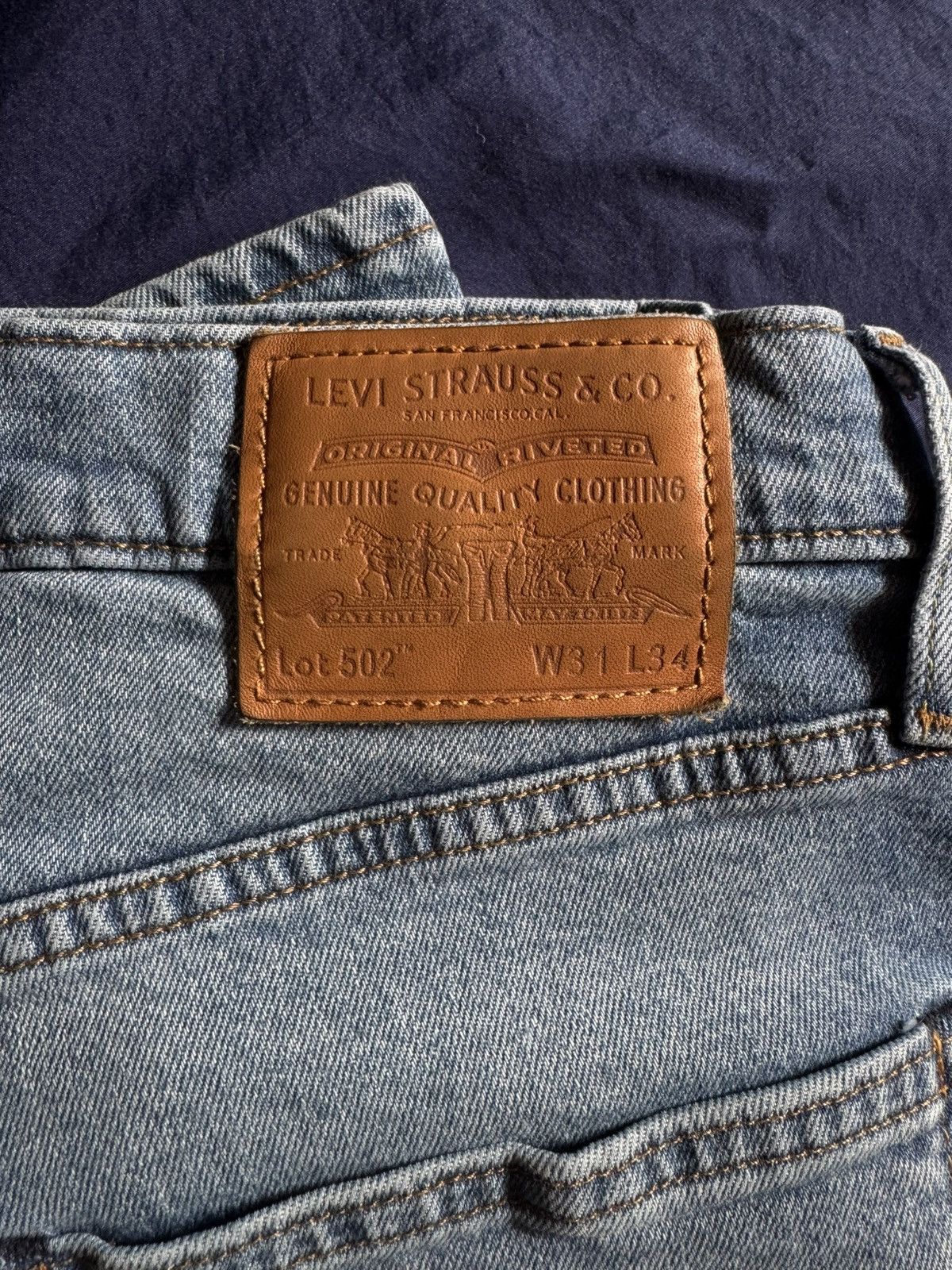 Levi's × Levi's Vintage Clothing × Vintage Levi’s 502 Premium Size US 31 - 3 Thumbnail