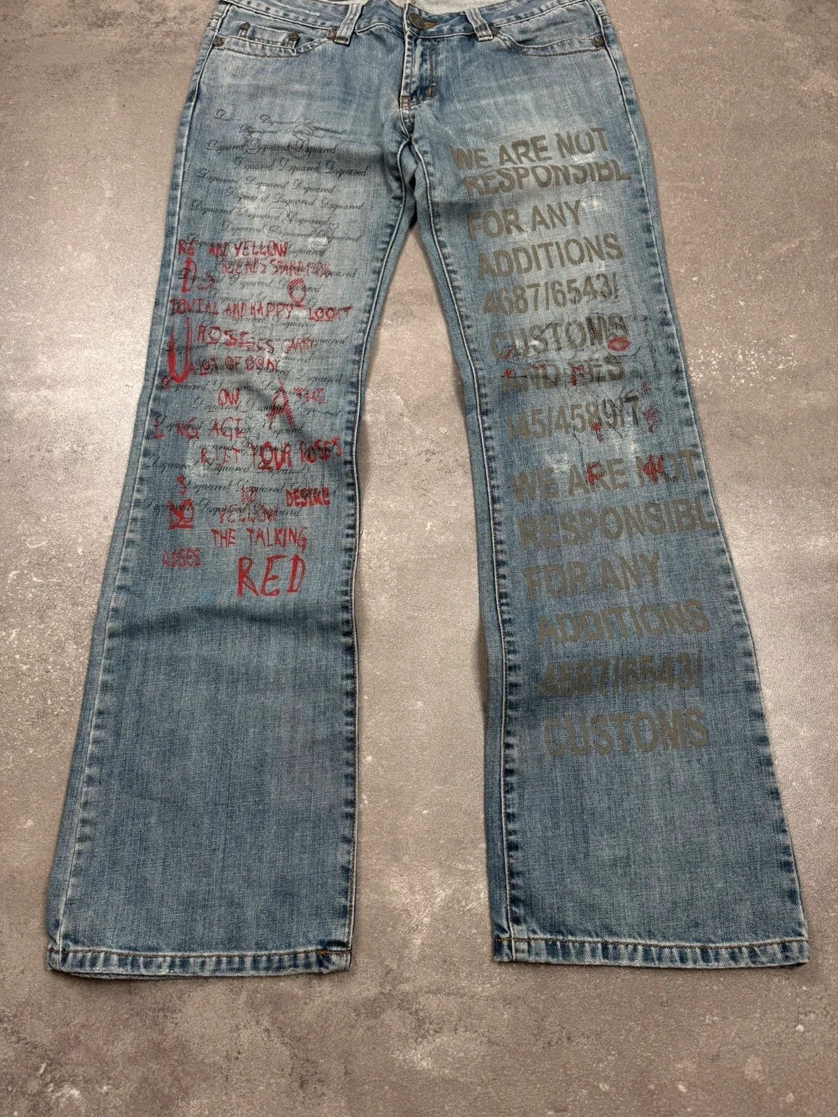 Dsquared2 Dsquared jean archive bootcut distressed punk 2000s Size US 34 / EU 50 - 3 Thumbnail