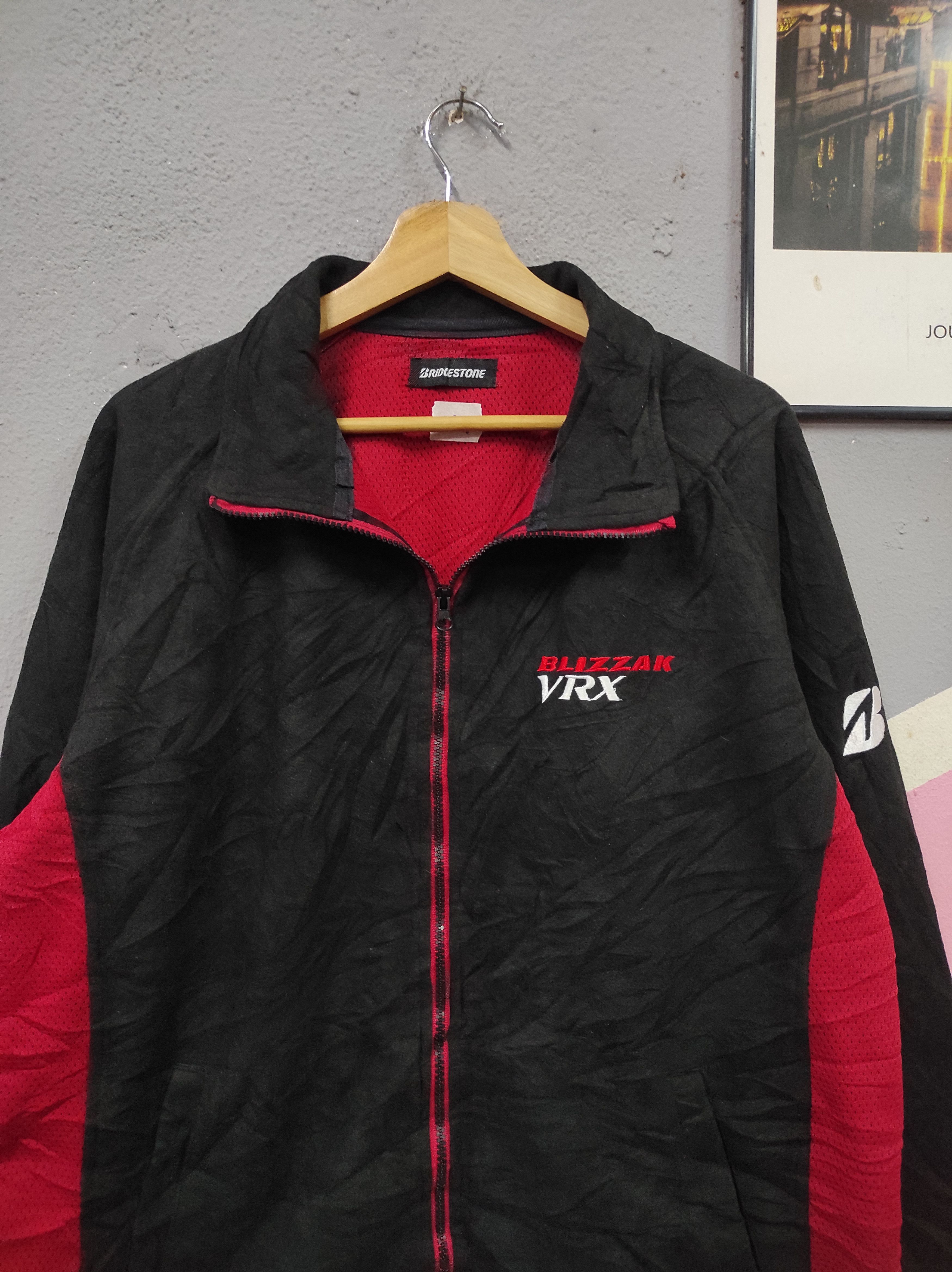Japanese Brand × Sports Specialties BRIDGESTONE BLIZZAK VRX JACKET SWEATER FLEECE Size US L / EU 52-54 / 3 - 3 Thumbnail