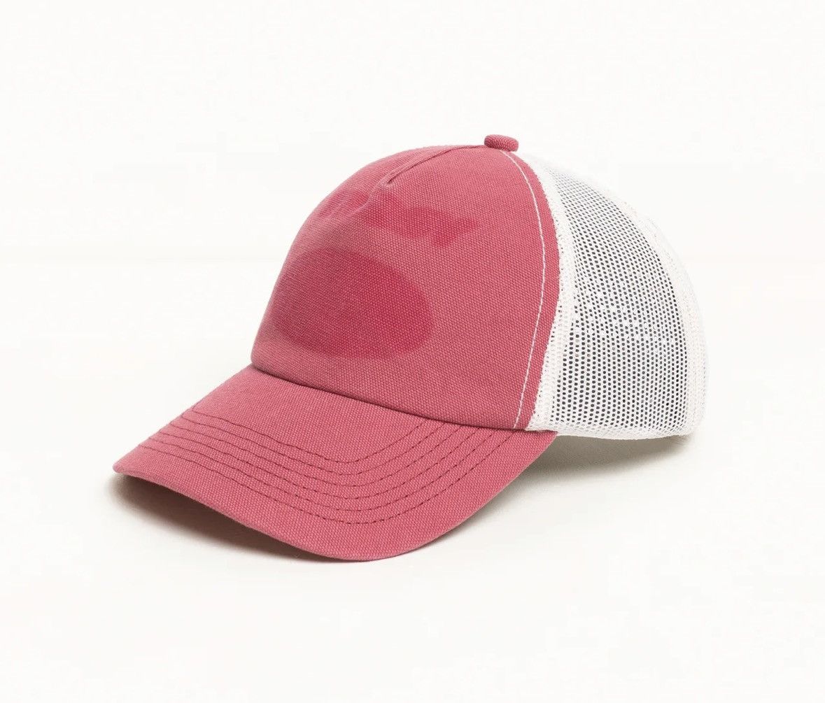 Stussy Stussy Ghost Logo Trucker SnapBack SS26 Red Size ONE SIZE - 5 Thumbnail