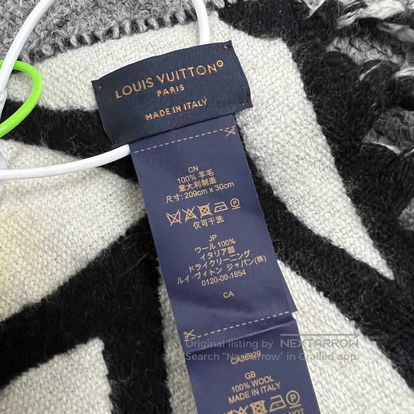 Louis Vuitton Louis Vuitton 2023 FW Monogram Fringe Scarf. Size ONE SIZE - 4 Thumbnail