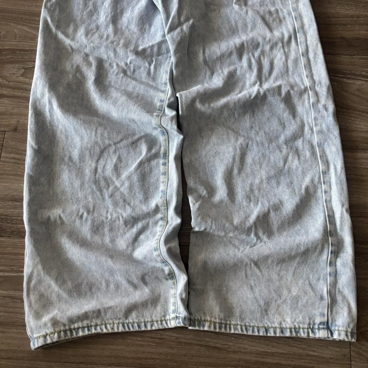Vintage Crazy Vintage Y2K/2000s Baggy Light Wash Streetwear Skater Denim Jeans! 36x32 Size US 36 / EU 52 - 6 Thumbnail