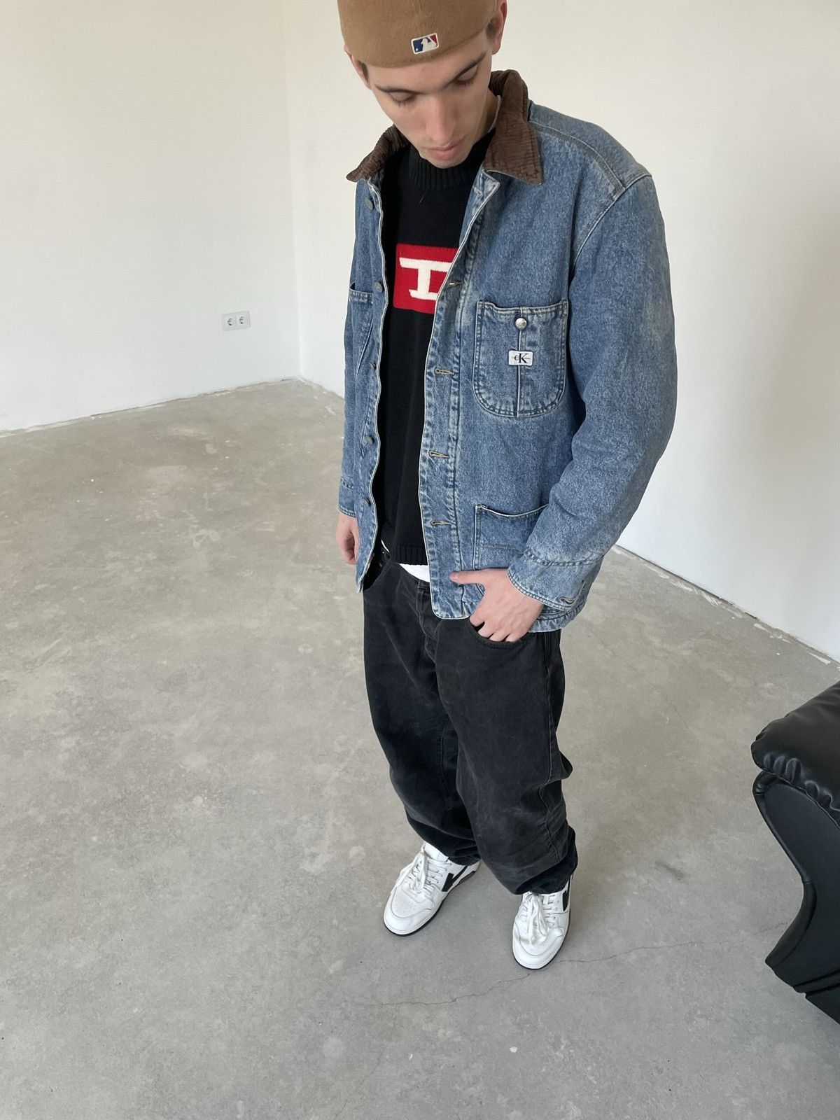 Calvin Klein × Vintage Vintage Calvin Klein denim jacket jeans coach Size US L / EU 52-54 / 3 - 14 Thumbnail