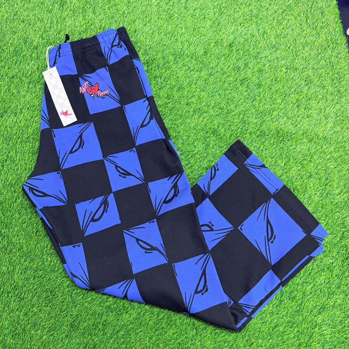 Matty Boy Matty Boy Anti Promo 99 Eyes Sweatpants Black and Blue “XXL” Size US 44 / EU 60 - 1 Thumbnail