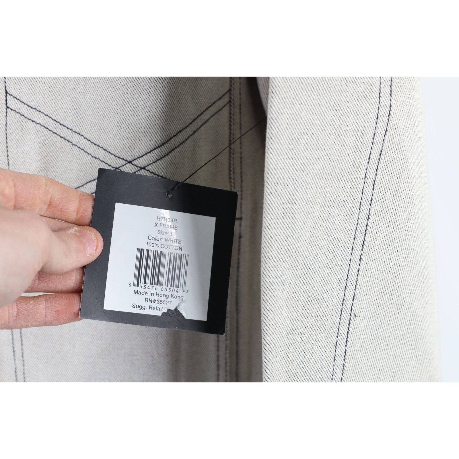 Marithe + Francois Girbaud × Vintage NOS Vintage 90s Marithe Francois Girbaud Denim Jean Jacket Size US L / EU 52-54 / 3 - 8 Thumbnail