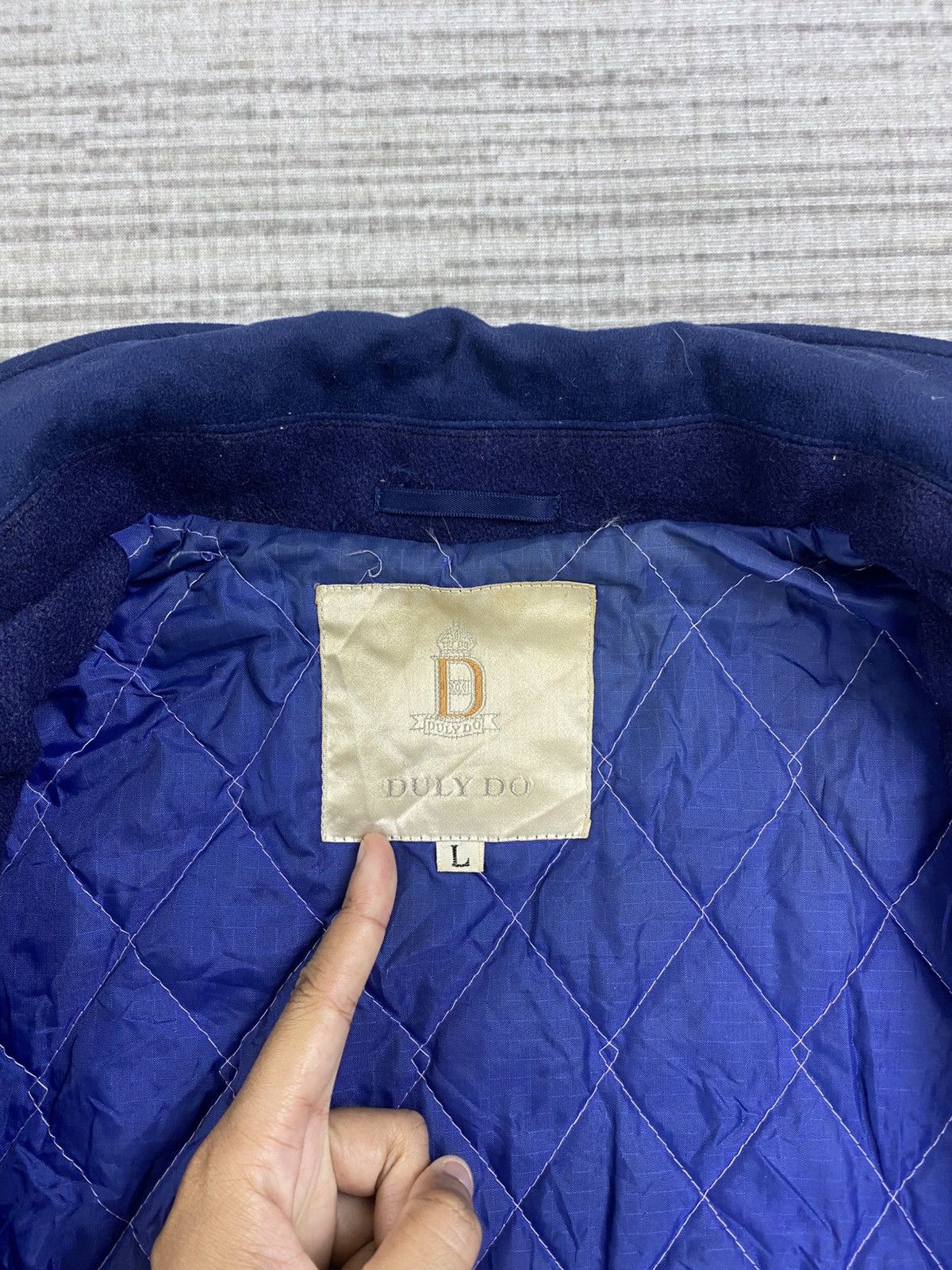 Designer × Japanese Brand × Vintage Vintage 80s Duly Do Japanese Brand Wool Jacket Size US L / EU 52-54 / 3 - 11 Thumbnail