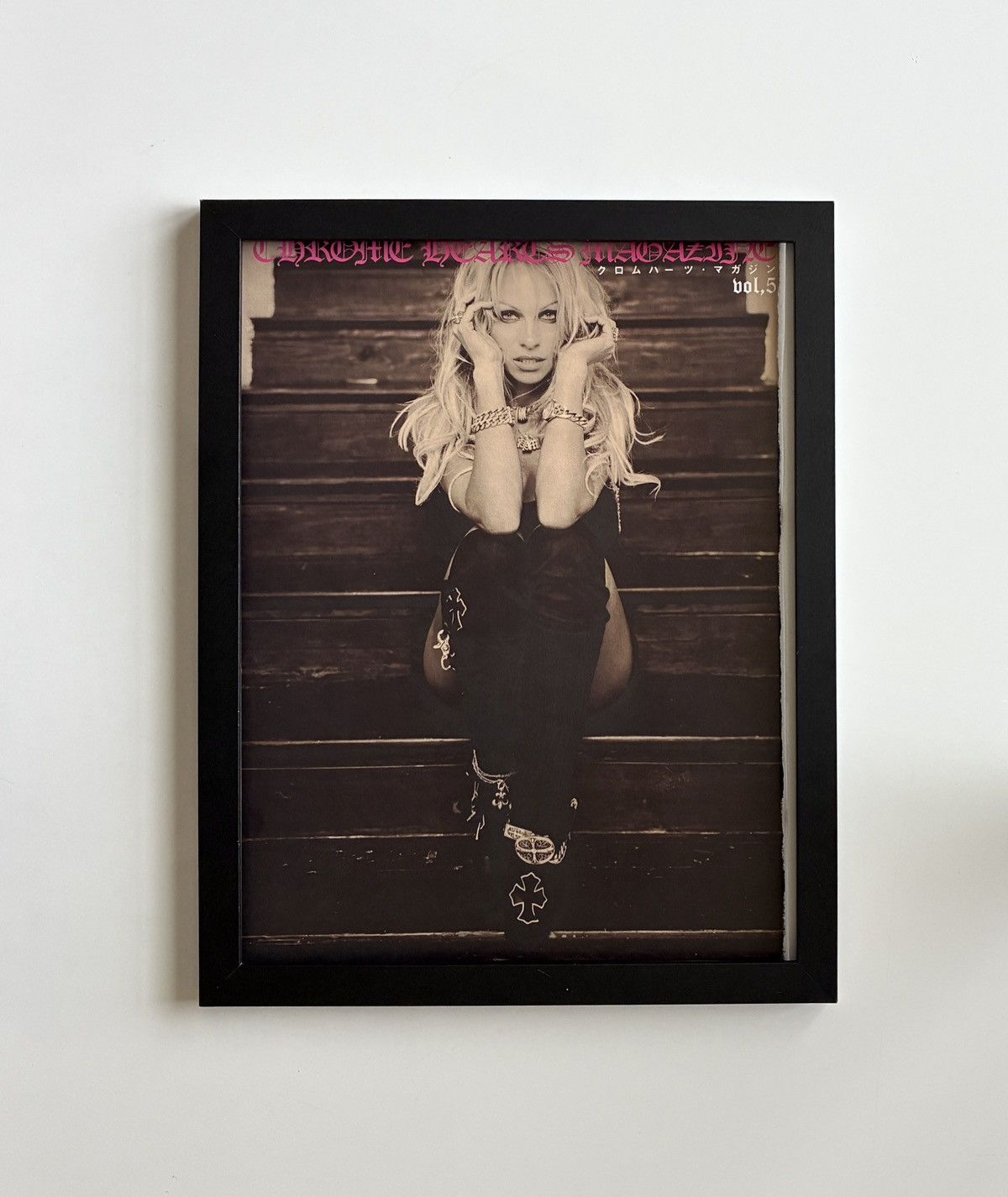 Chrome Hearts Chrome Hearts Hot girl cover photo Framed poster 9x11 Size ONE SIZE - 1 Thumbnail