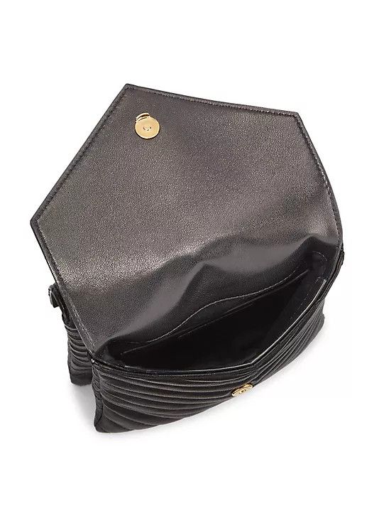 Saint Laurent Paris o1b1hav110425 Size: OS / Le Double Flap Bag Lambskin Black Size ONE SIZE - 3 Thumbnail