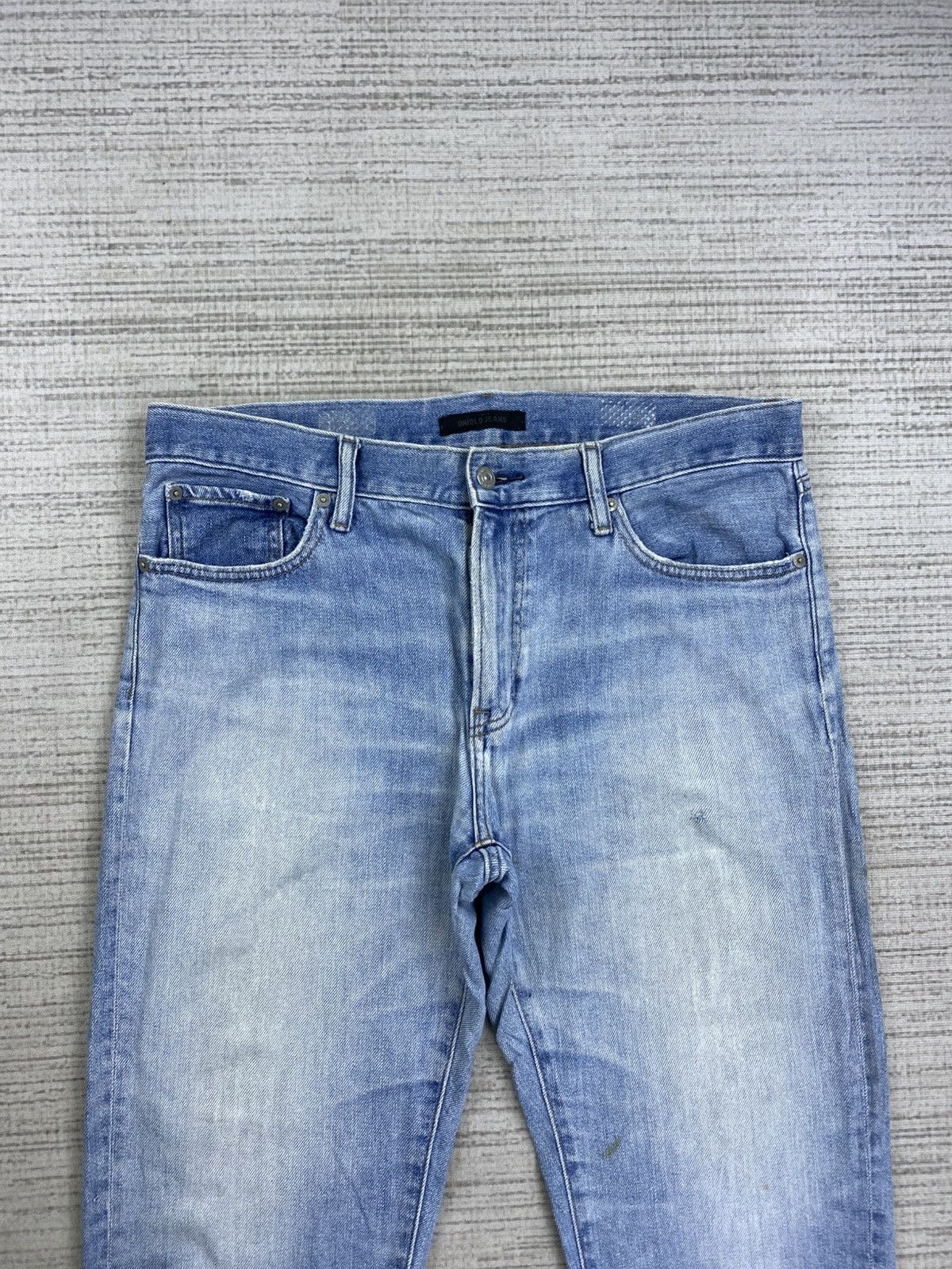 Japanese Brand × Uniqlo × Vintage Vintage Uniqlo Wash Blue Denim Pants Size US 36 / EU 52 - 7 Thumbnail