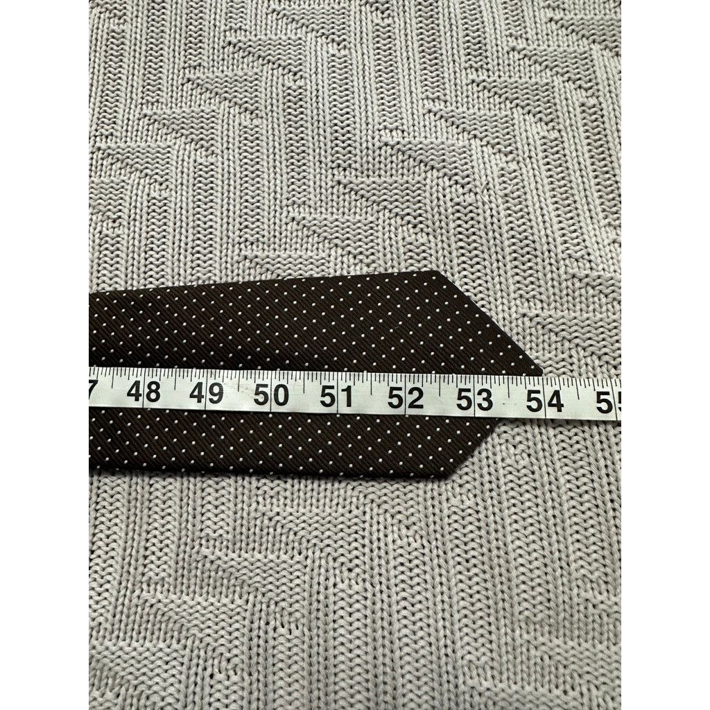 Vintage Vintage Stuart McGuire brown polkadot tie Size ONE SIZE - 3 Thumbnail