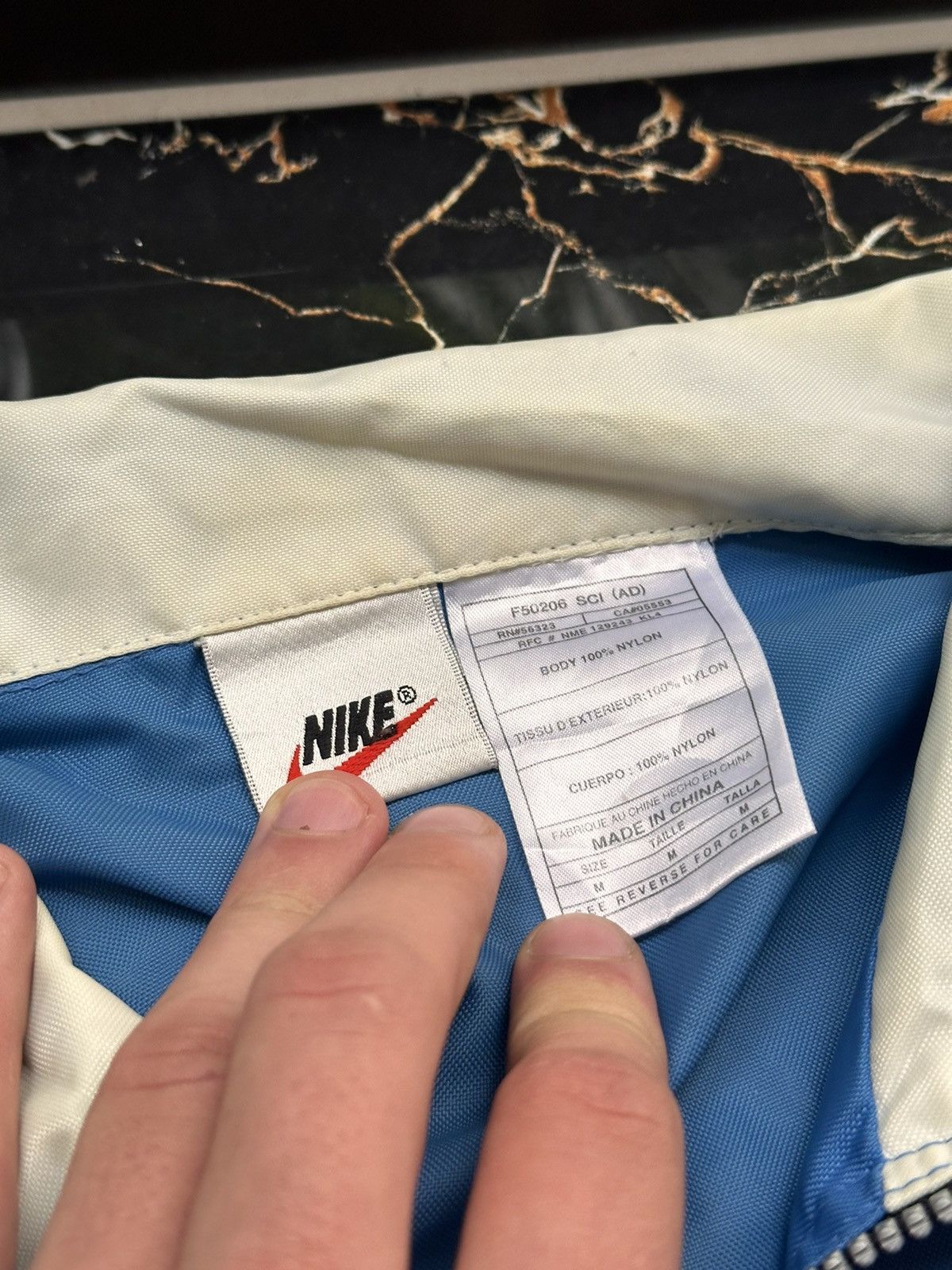 Nike × Vintage NIKE VINTAGE CENTER LOGO STREETWEAR LIGHT JACKET Size US M / EU 48-50 / 2 - 6 Thumbnail