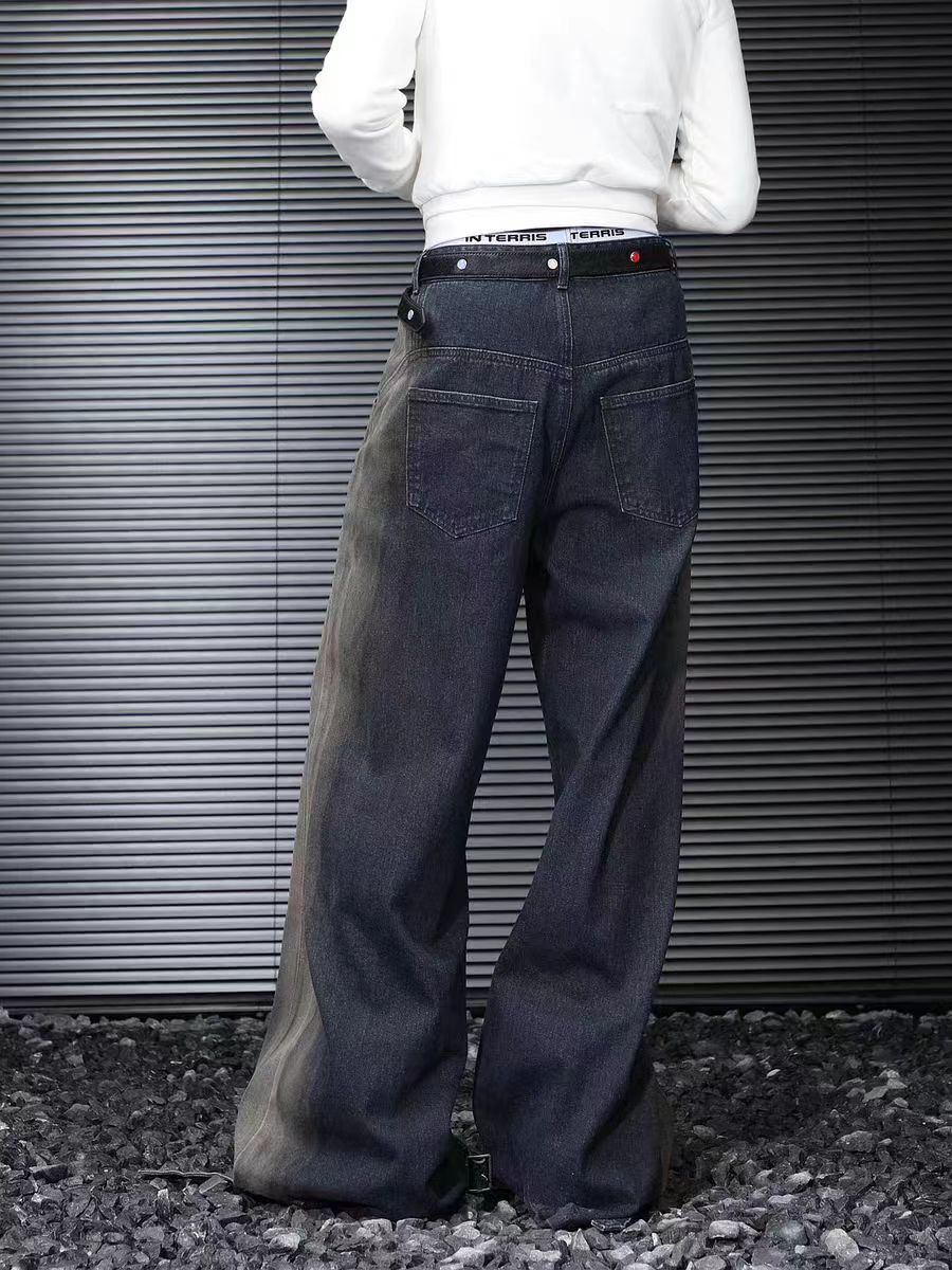Japanese Brand × Jean Deconstructed Patchwork Colorblock Jeans Size US 34 / EU 50 - 5 Thumbnail