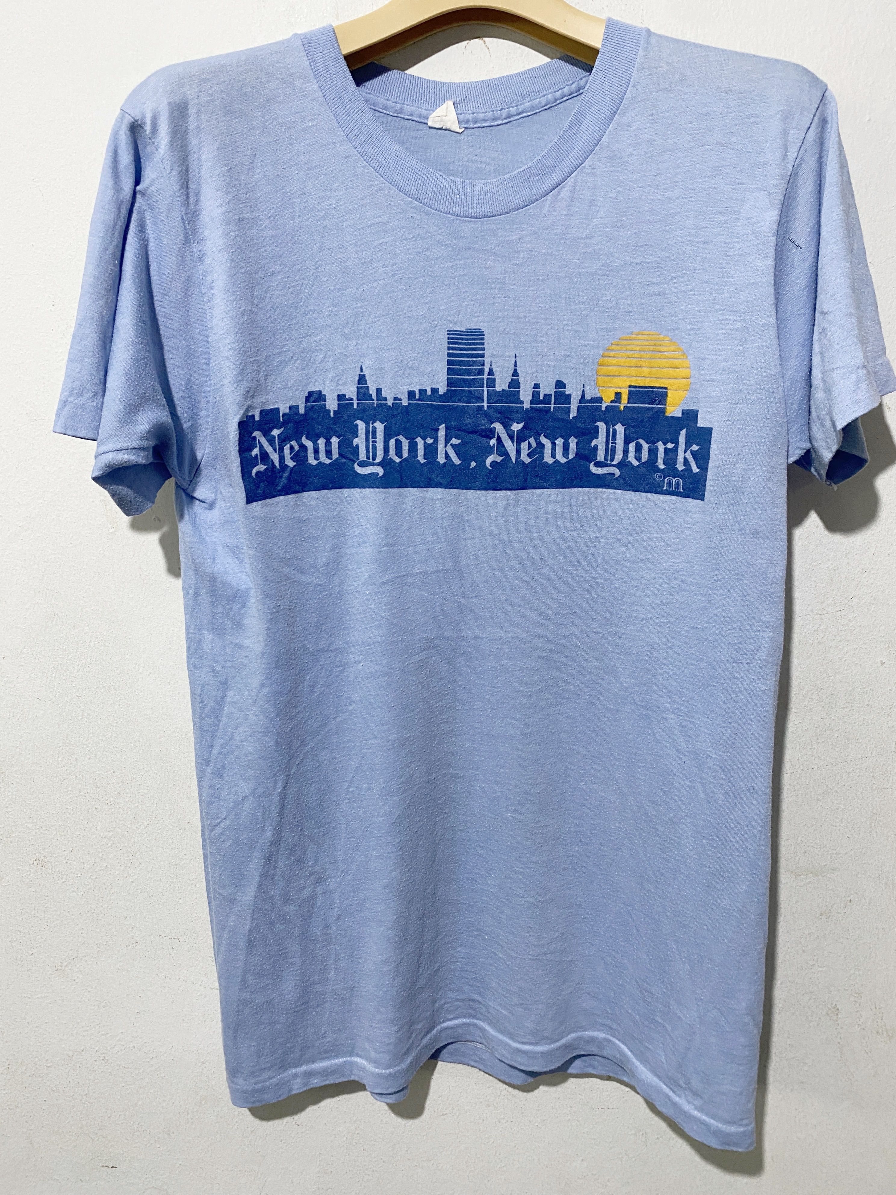 Vintage Vintage 80s New York Shirt Size US XS / EU 42 / 0 - 1 Thumbnail
