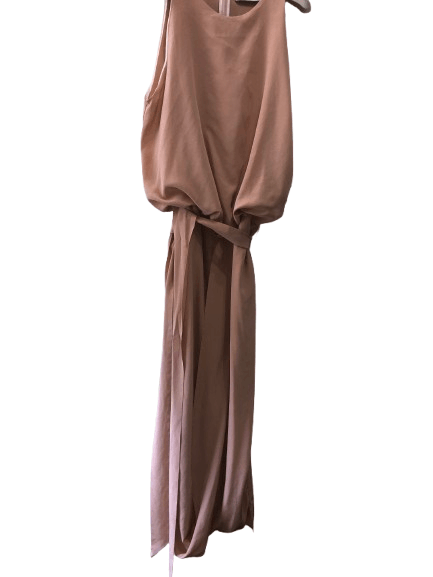 Hussein Chalayan Apricot silk Overlapped Dress Size M / US 6-8 / IT 42-44 - 7 Thumbnail