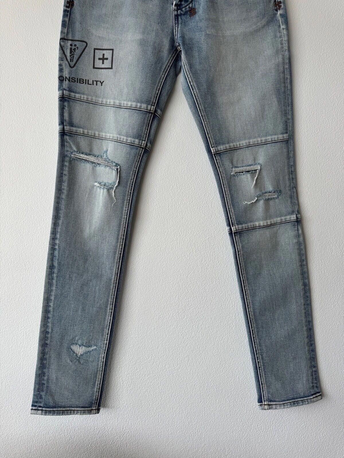 Ksubi Ksubi mens denim jean van winkle 32 blue enjoy responsibly Size US 32 / EU 48 - 3 Thumbnail