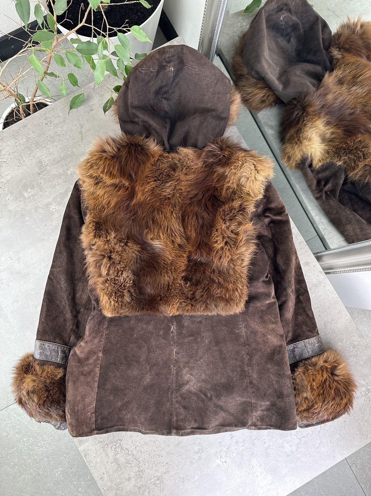Japanese Brand Vintage Sheepskin With Real Fur Size L / US 10 / IT 46 - 15 Thumbnail