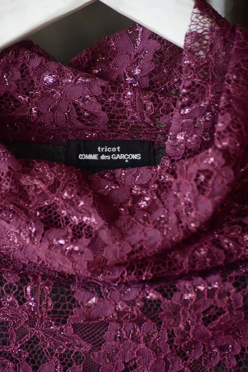 Comme des Garcons Comme Des Garcons Wool Lace Fake Two-piece Top Size S / US 4 / IT 40 - 3 Thumbnail