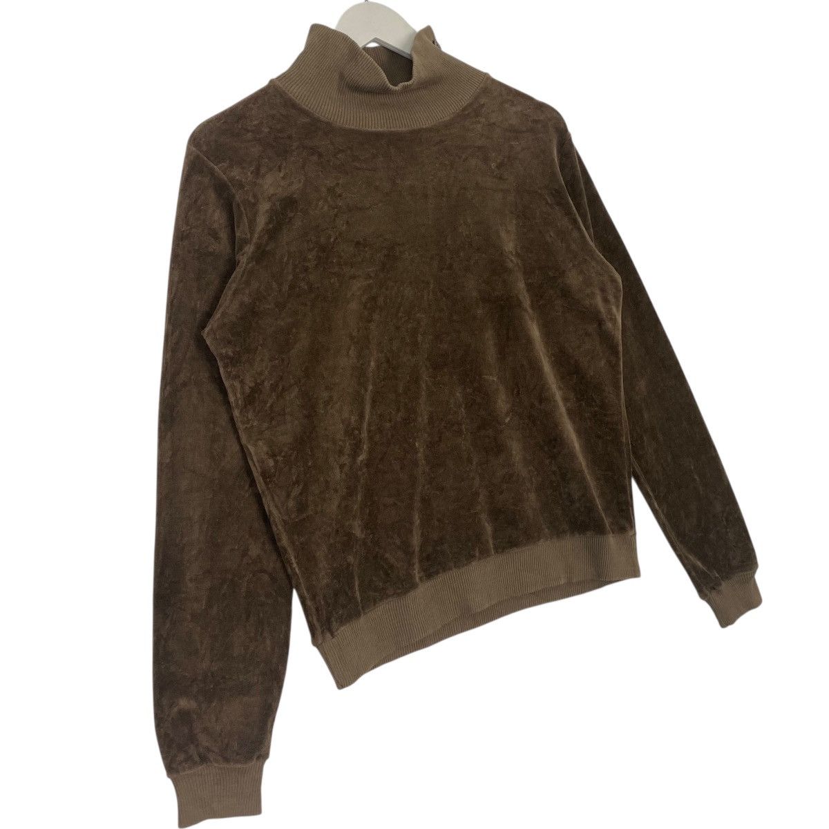 Other Vintage APC Velvet Brown Turtleneck Sweatshirt Japan Size S Size US S / EU 44-46 / 1 - 3 Thumbnail