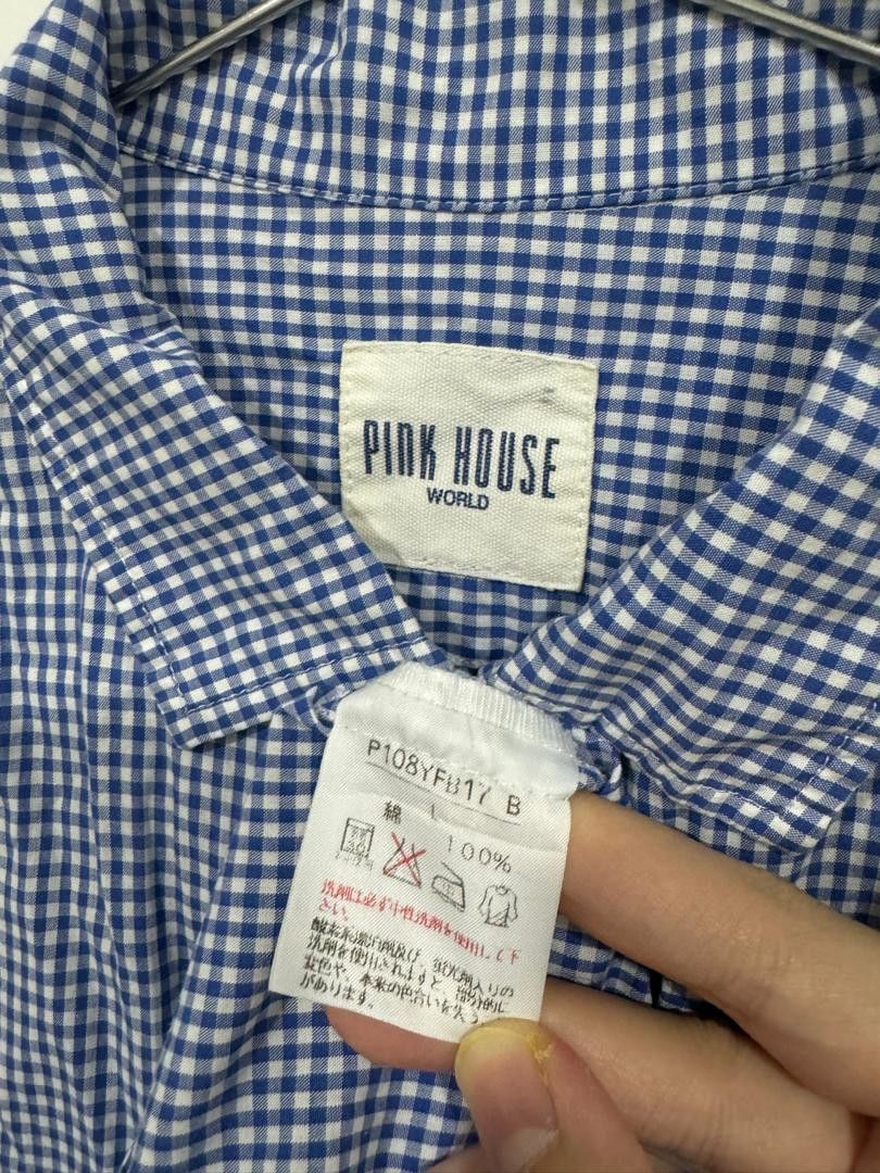 Japanese Brand × Pink House × Vintage Vintage Pink House 98-99 Fall & Winter Collection Shirt Size US L / EU 52-54 / 3 - 6 Thumbnail