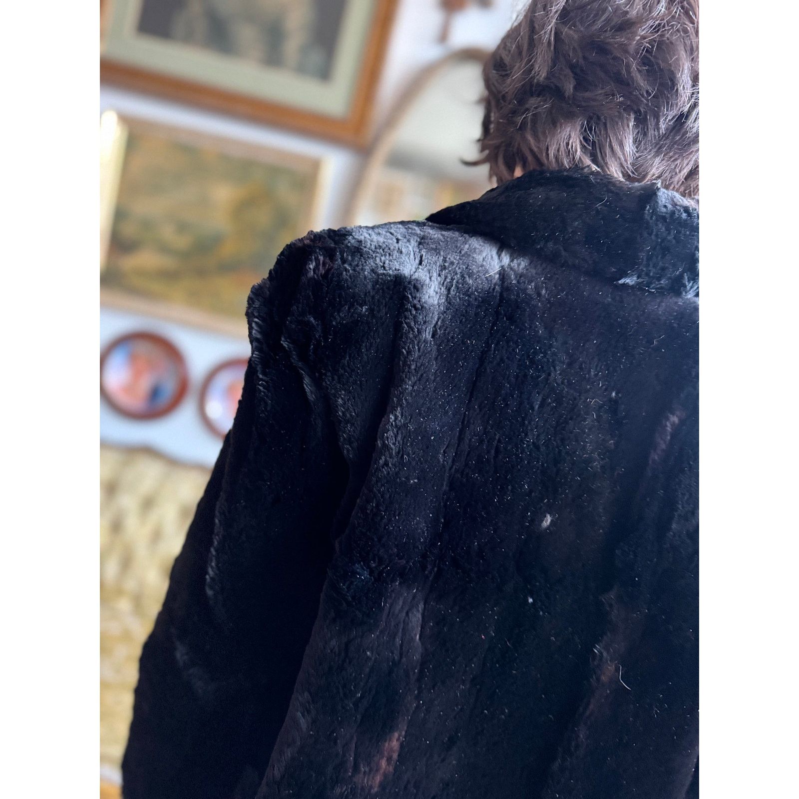 Vintage Vintage Black Winter Fur by Witch and Wolf Size Large Size L / US 10 / IT 46 - 4 Thumbnail