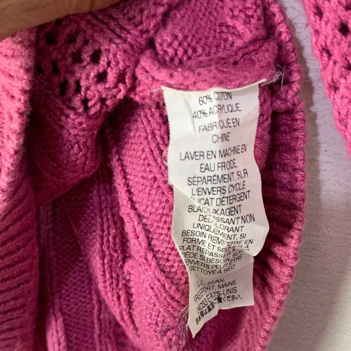 L.L. Bean Vintage LL Bean Knit Cardigan Sweater Women Button Up Size S / US 4 / IT 40 - 10 Thumbnail