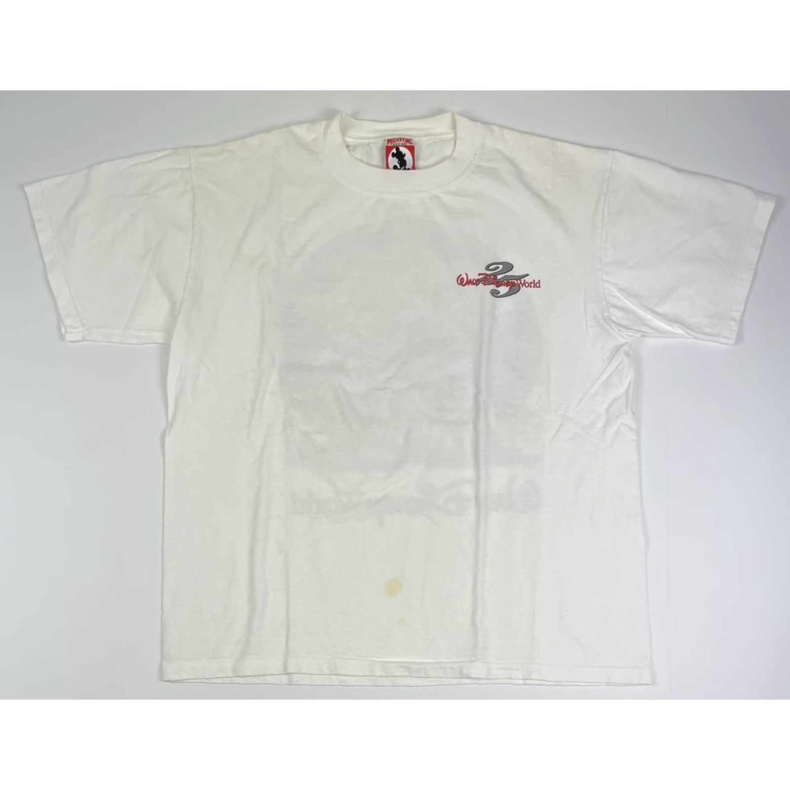 Disney VINTAGE Disney 90s T-Shirt Men L White Crew Neck Cotton 1996 Lions King Genie Aladdin Simba Mickey Logo USA 25th Anniversary Theme: 90s Size US L / EU 52-54 / 3 - 3 Thumbnail