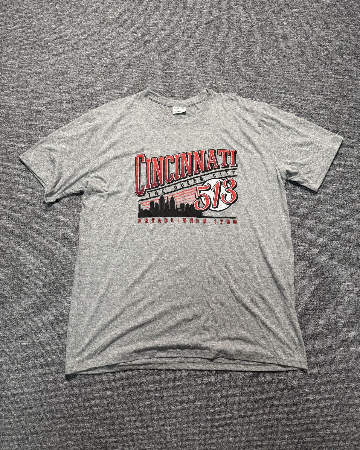 Other Cincinnati 513 Skyline Graphic Tee XXL Made In USA T-Shirt Size US XXL / EU 58 / 5 - 1 Thumbnail