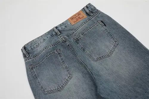 VIBE High street hand-painted graffiti flared jeans ripped trend Size US 34 / EU 50 - 6 Thumbnail