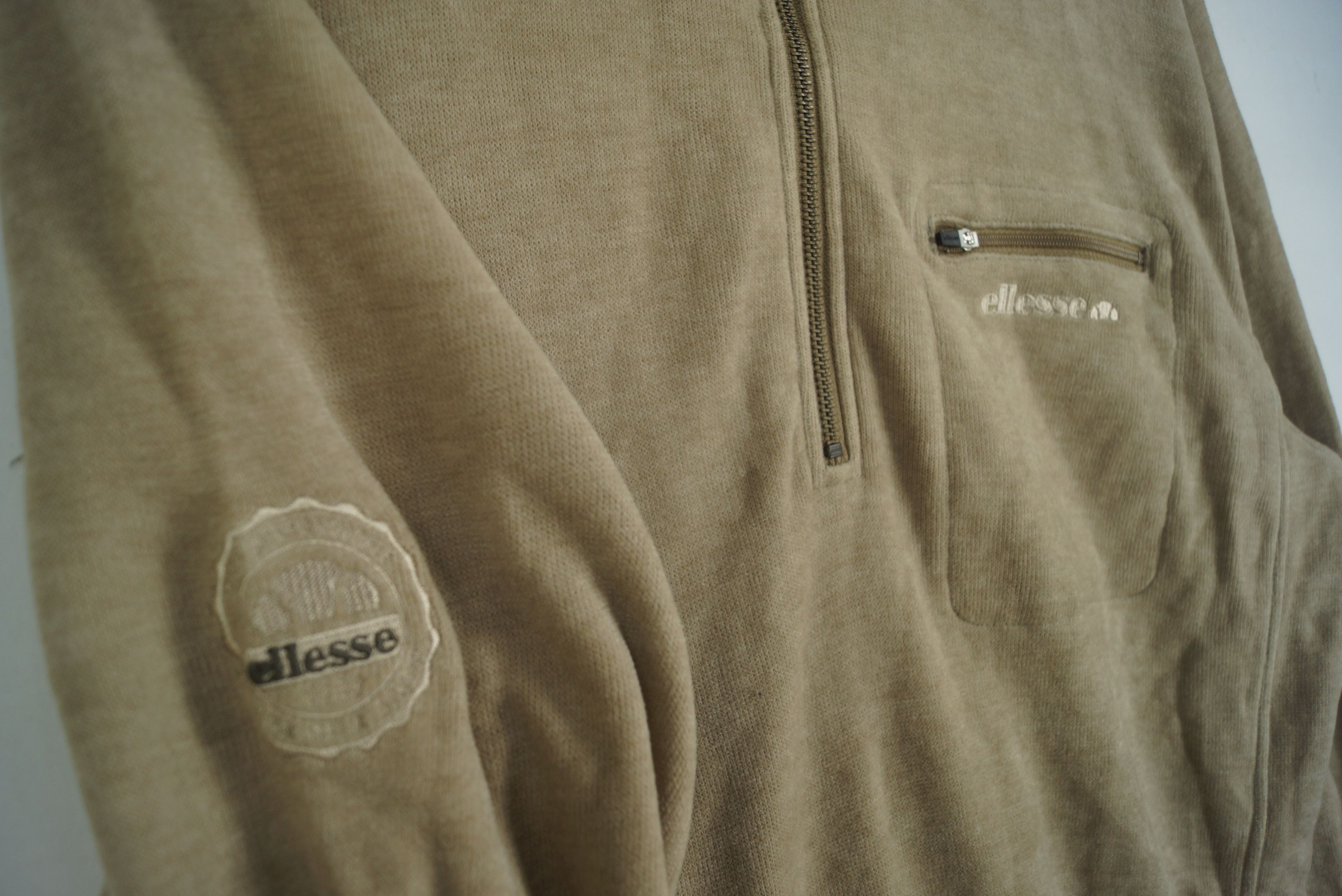 Ellesse × Vintage Ellesse Sweater Half Zipper Small Logo Size US L / EU 52-54 / 3 - 3 Thumbnail