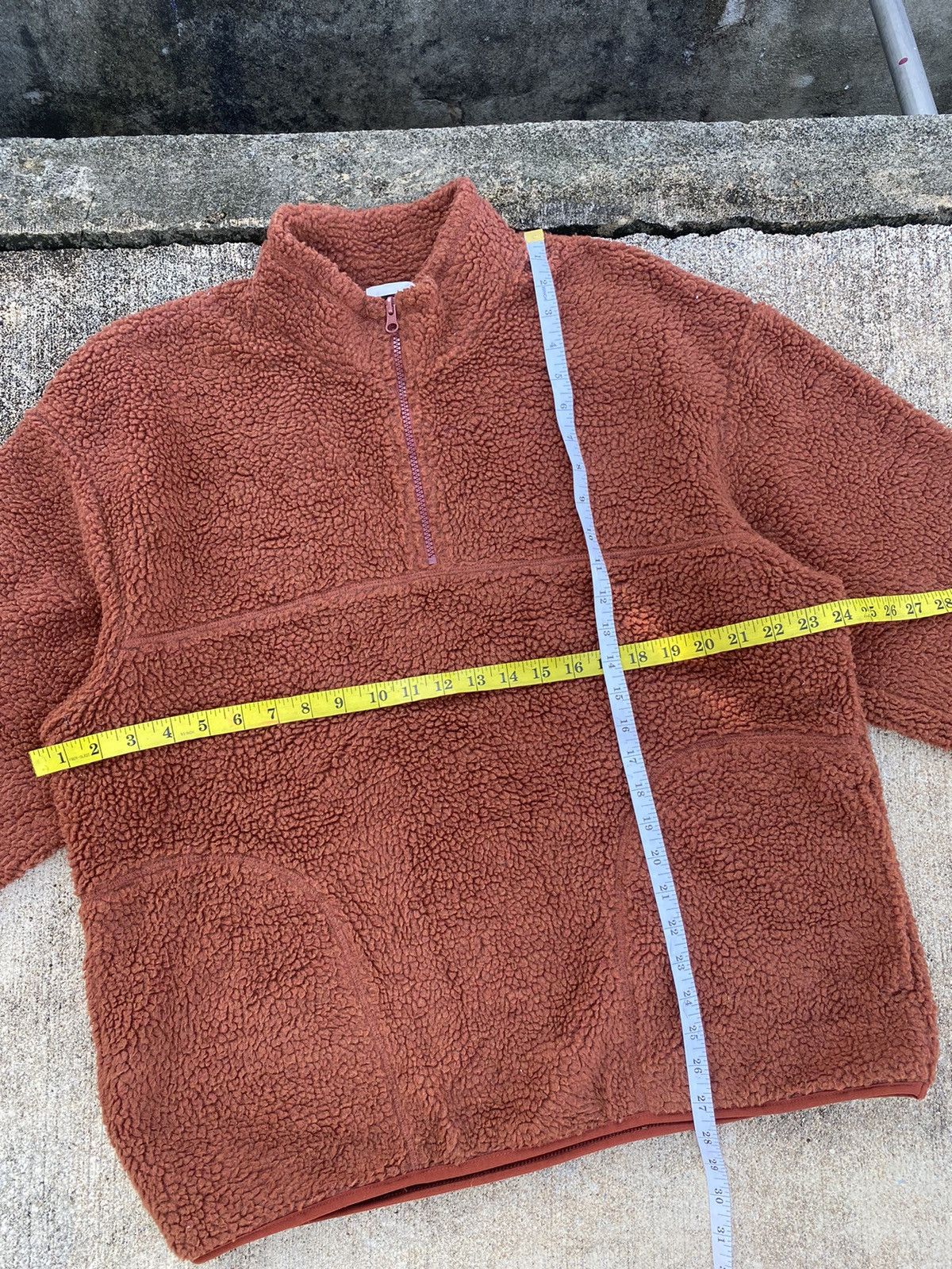 GU × Japanese Brand × Vintage GU Sherpa Half Zipper Size US XL / EU 56 / 4 - 8 Thumbnail
