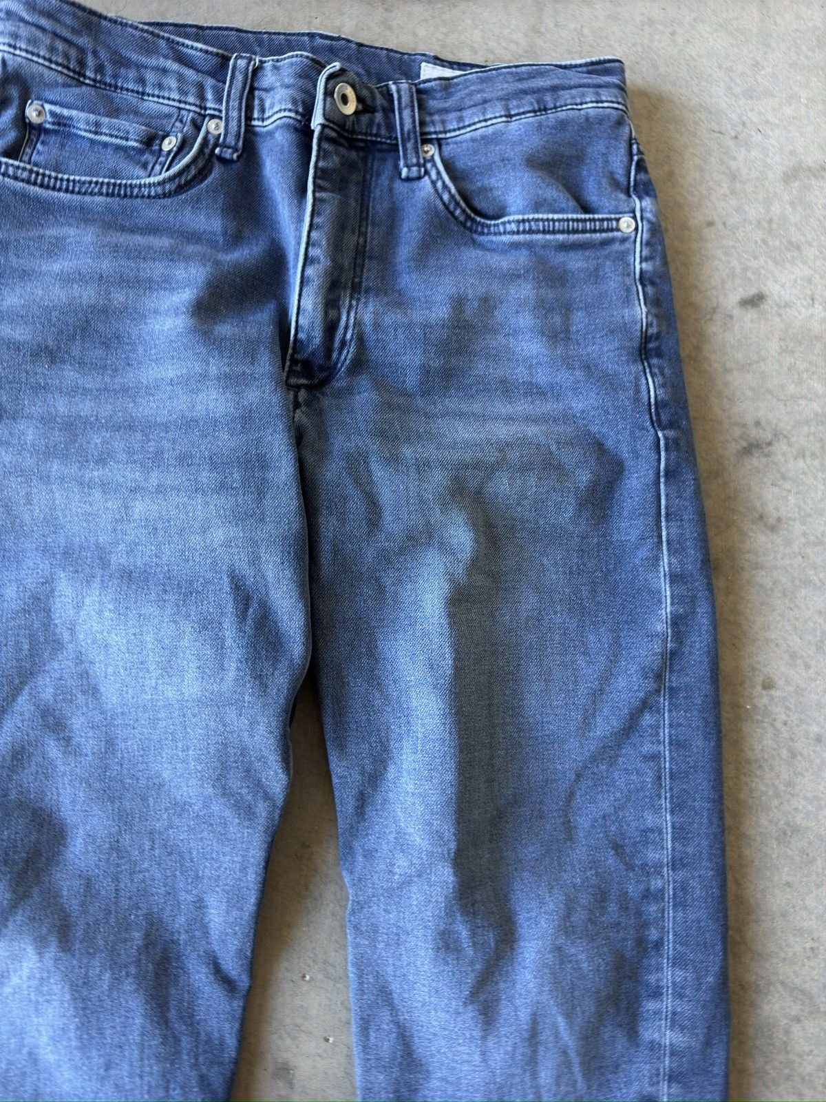 Rag & Bone Rag & Bone Slim Medium Wash USA Denim Jeans Size US 31 - 2 Thumbnail