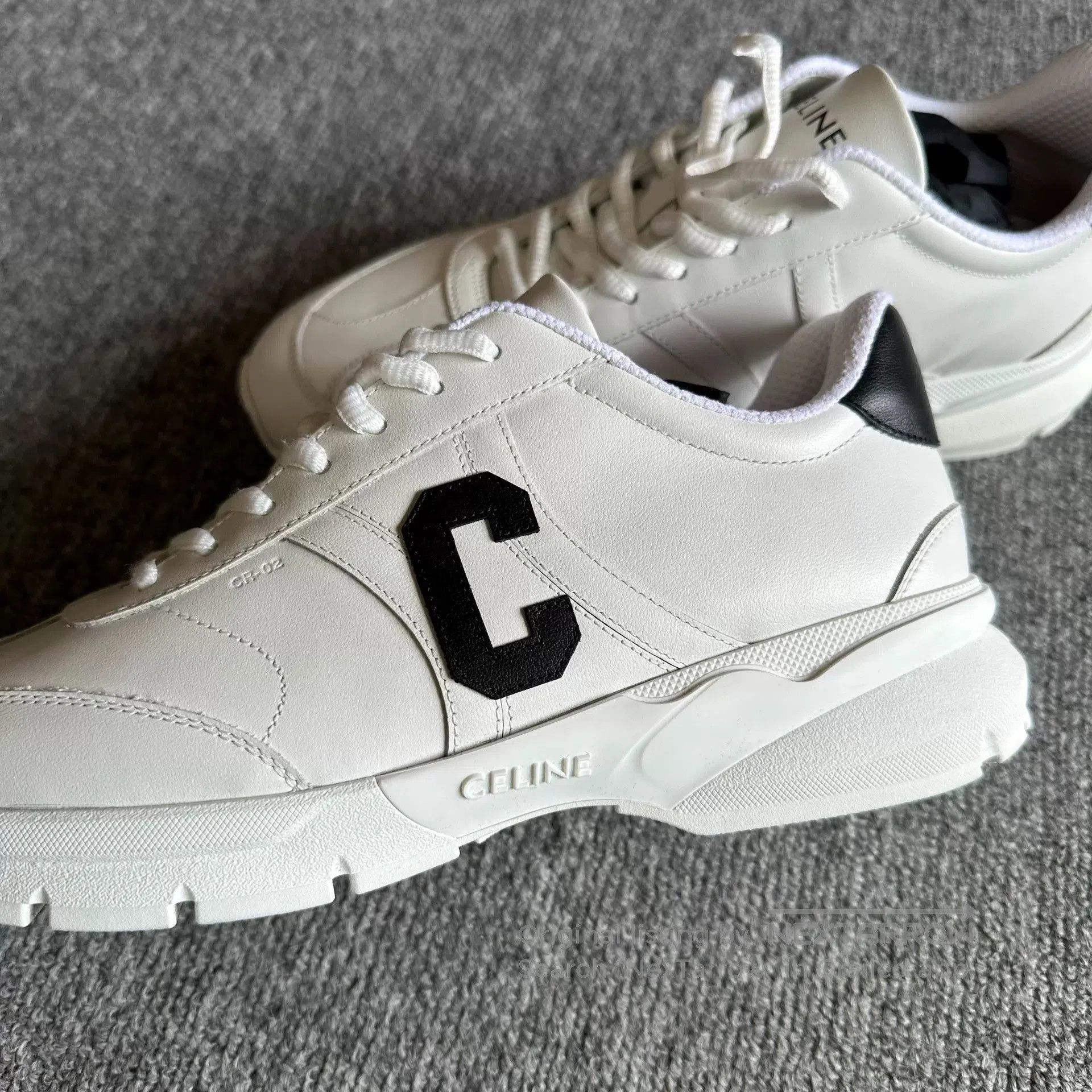 Celine Celine Triomphe C White Casual Sneakers. Size US 8 / EU 41 - 2 Thumbnail