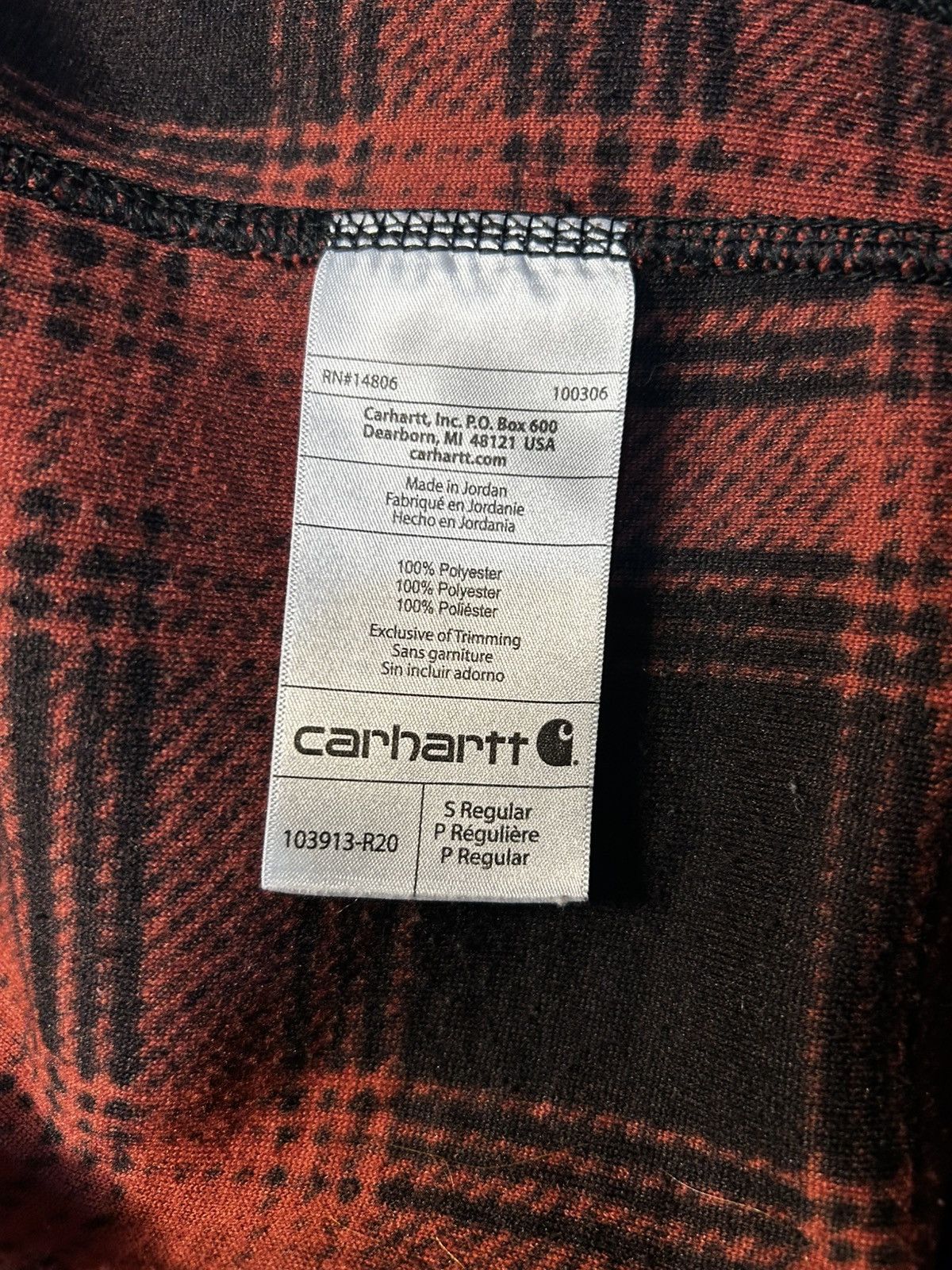 Carhartt Carhartt Zip up Flannel Style Sweater Size US XS / EU 42 / 0 - 5 Thumbnail