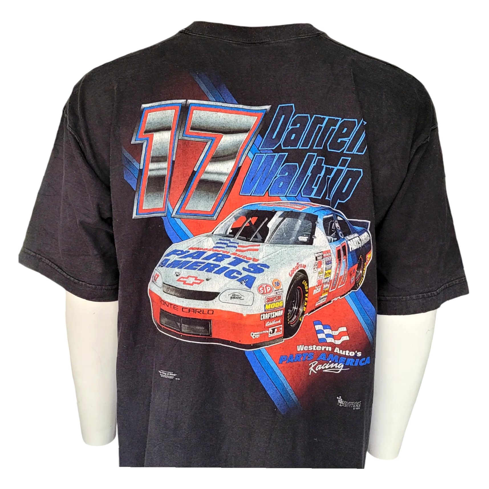 Fruit Of The Loom Darryl Waltrip NASCAR T-Shirt XXL Vintage Fruit of the Loom Racing Tee Size US XXL / EU 58 / 5 - 5 Thumbnail