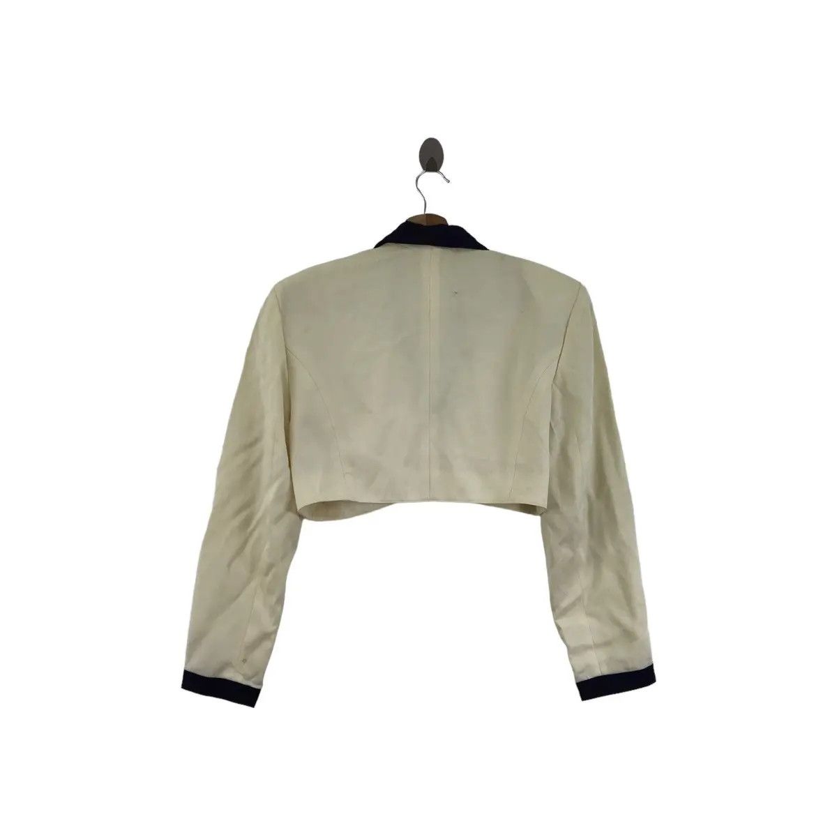 Courreges Vtg COURREGES PARIS Cropped Blazer Coat Jacket Size M / US 6-8 / IT 42-44 - 3 Thumbnail