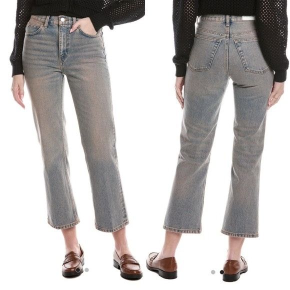 RE/DONE RE/Done 70s Tinted Blush Loose Flare High Rise Waisted Mom J Size 31" - 9 Thumbnail