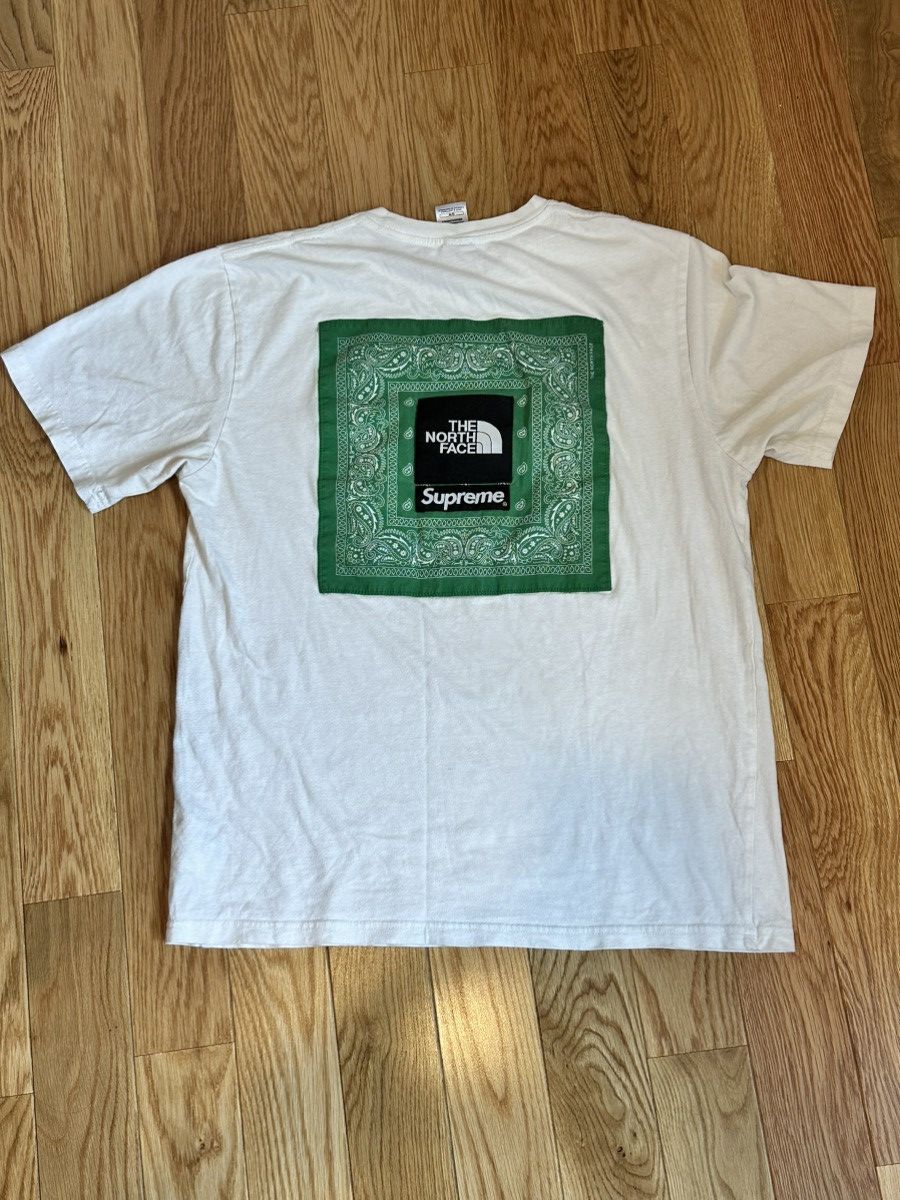 Supreme × The North Face Supreme TNF Bandana Tee Size US M / EU 48-50 / 2 - 2 Thumbnail
