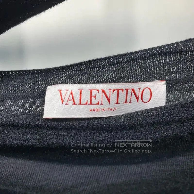 Valentino Valentino Black Cotton Women’s Sweater . Size S / US 4 / IT 40 - 2 Thumbnail