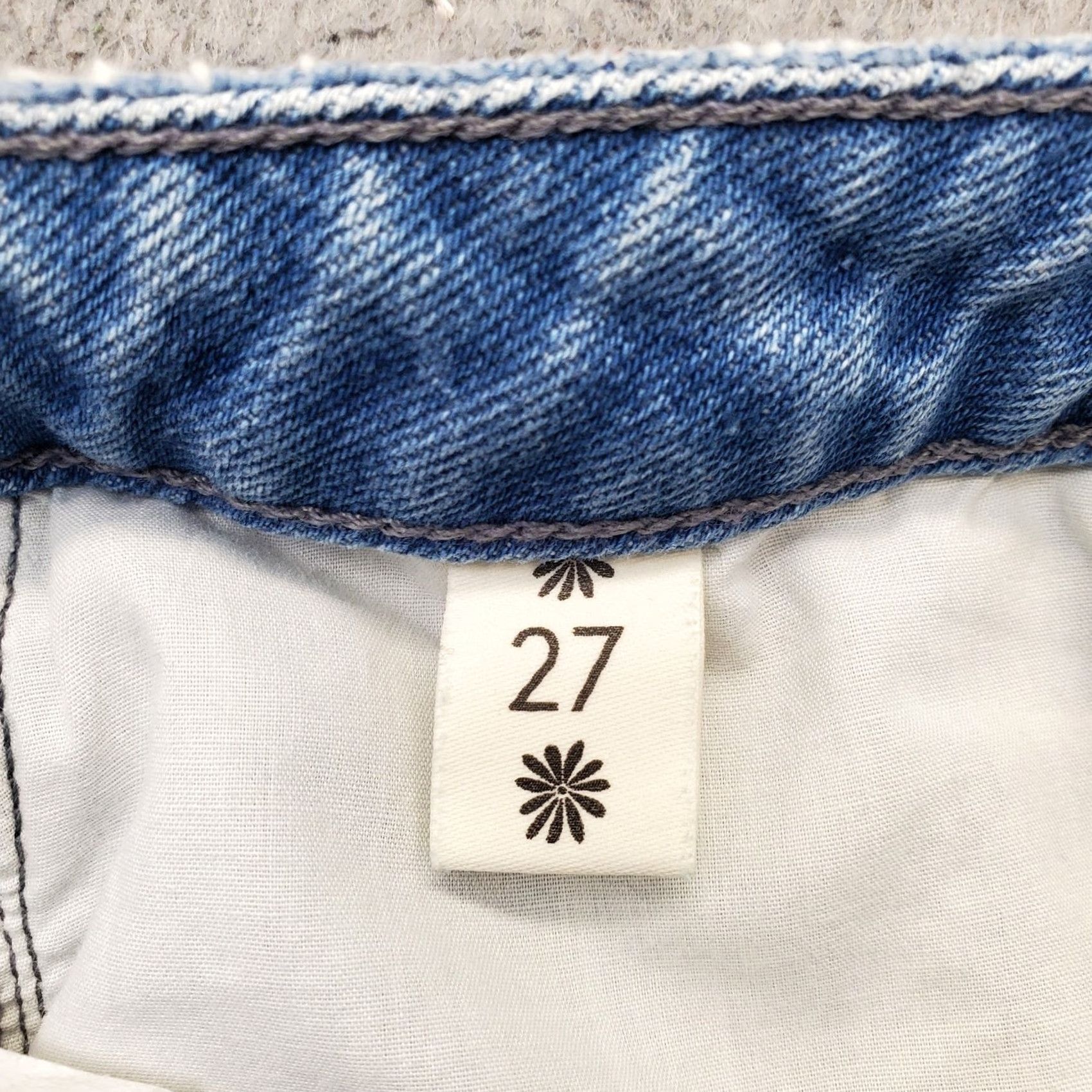 Denime Mumu Blue Jean Shorts Womens Size 27 Blue Denim Streetwear Y2K Distressed Distressed USA Casual Casual Womens Size 27" / US 4 / IT 40 - 7 Thumbnail