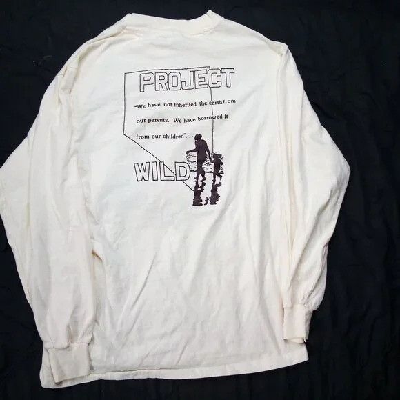 Vintage Vintage Certifiably Wild Cat Project Long Sleeve T-Shirt Size US L / EU 52-54 / 3 - 5 Thumbnail
