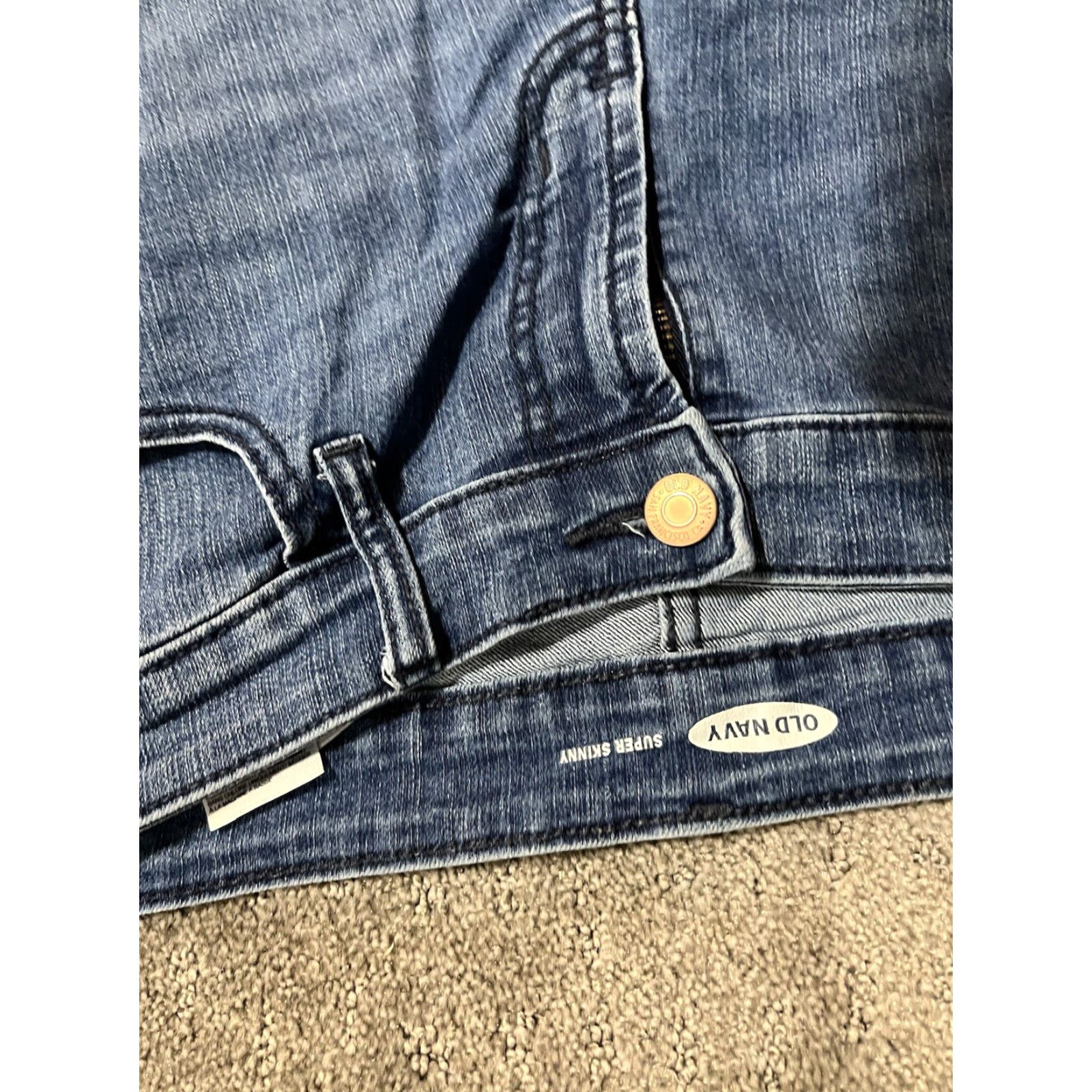 Old Navy Old Navy Jeans Mid Rise Women Regular Stretch Blue 6 Slim Skinny Denim Cotton Polyester Spandex Jeans Womens Size 28" / US 6 / IT 42 - 5 Thumbnail